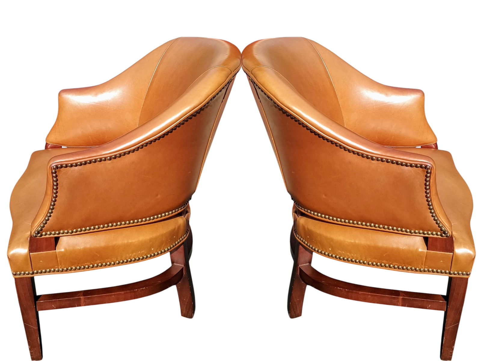 1980s Exquisite Pair of Vintage Barrel Chairs by Esteemed St. Timothy Furniture. - 2