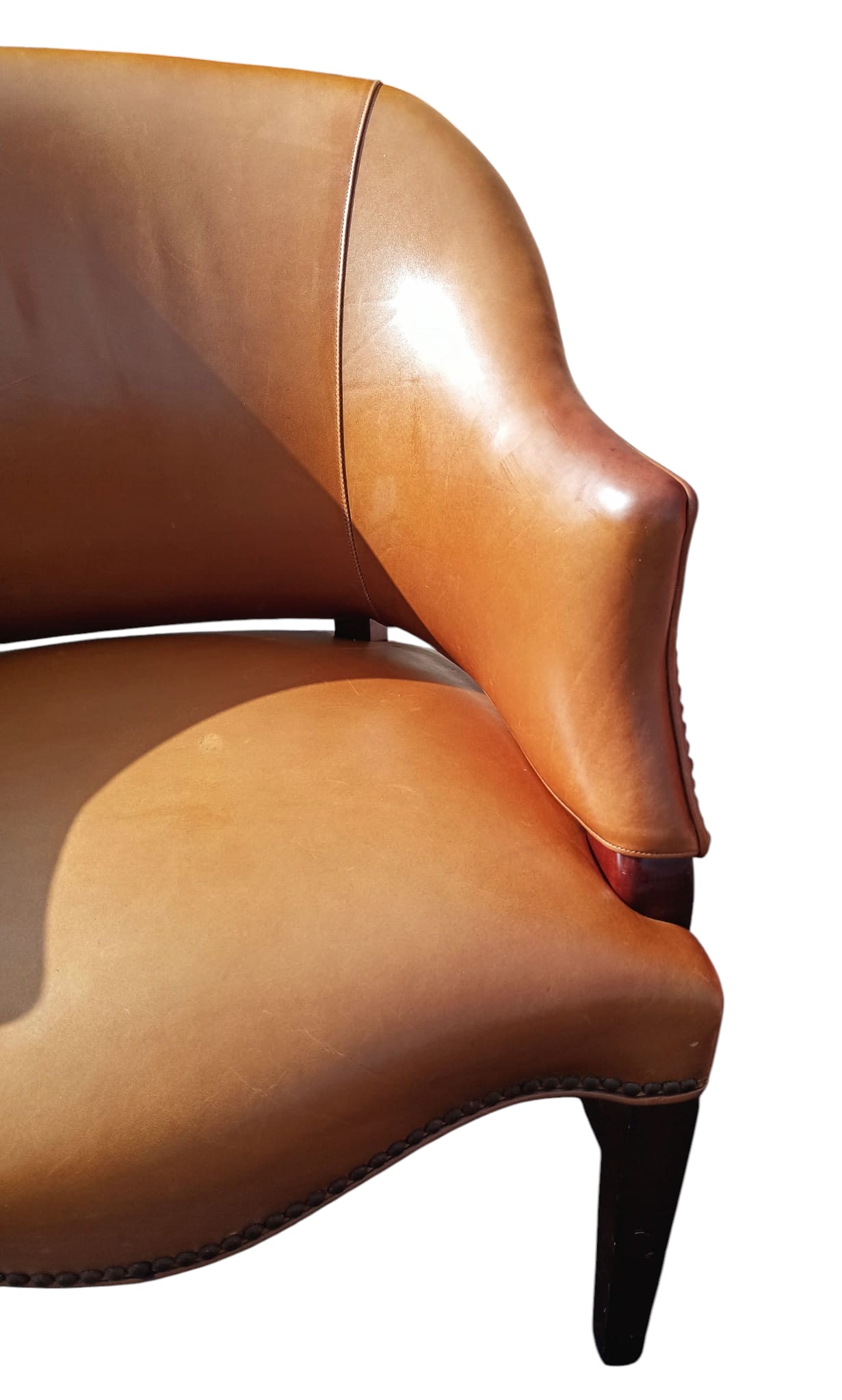 1980s Exquisite Pair of Vintage Barrel Chairs by Esteemed St. Timothy Furniture. - 5