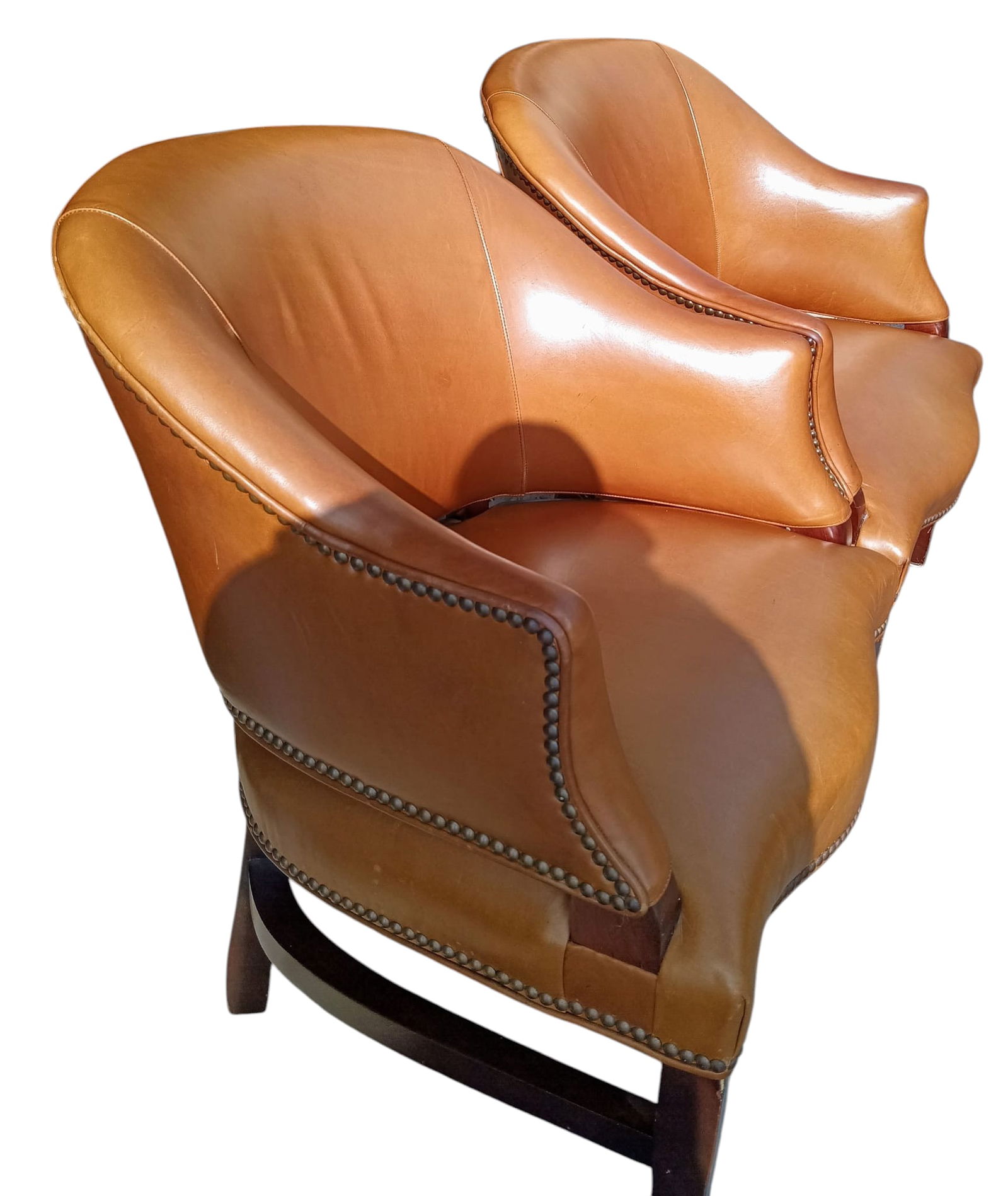 1980s Exquisite Pair of Vintage Barrel Chairs by Esteemed St. Timothy Furniture. - 9