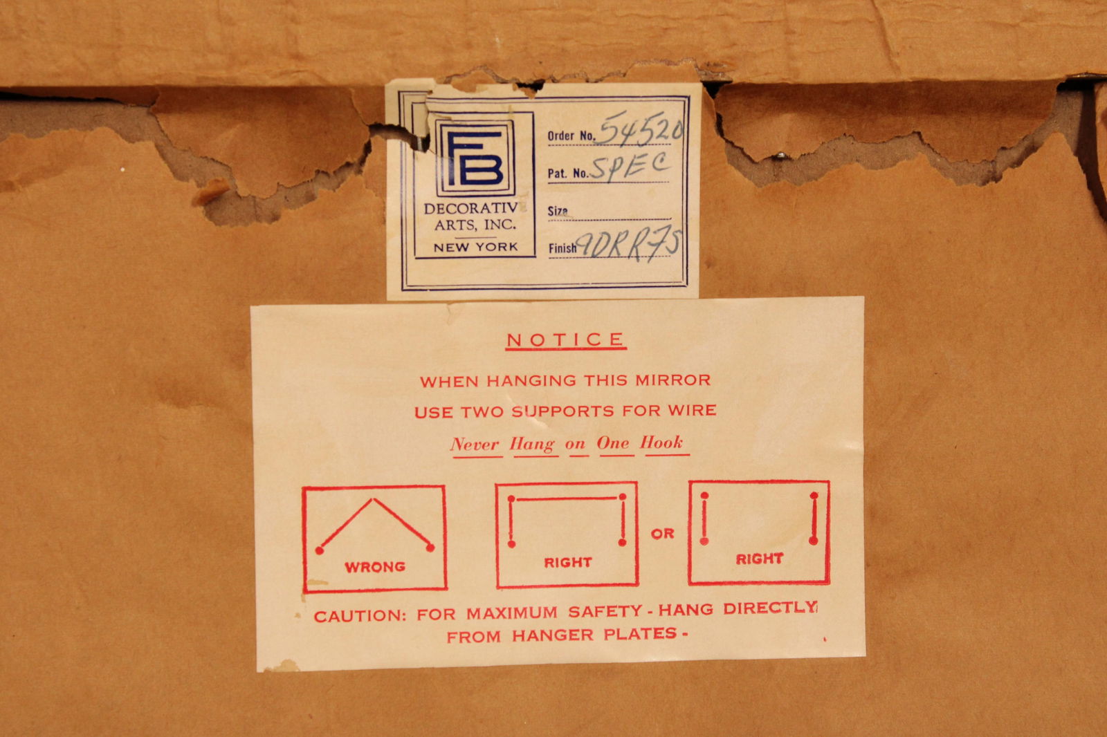 Friedman Brothers Vintage Mahogany Chippendale Gold Mirror - 9