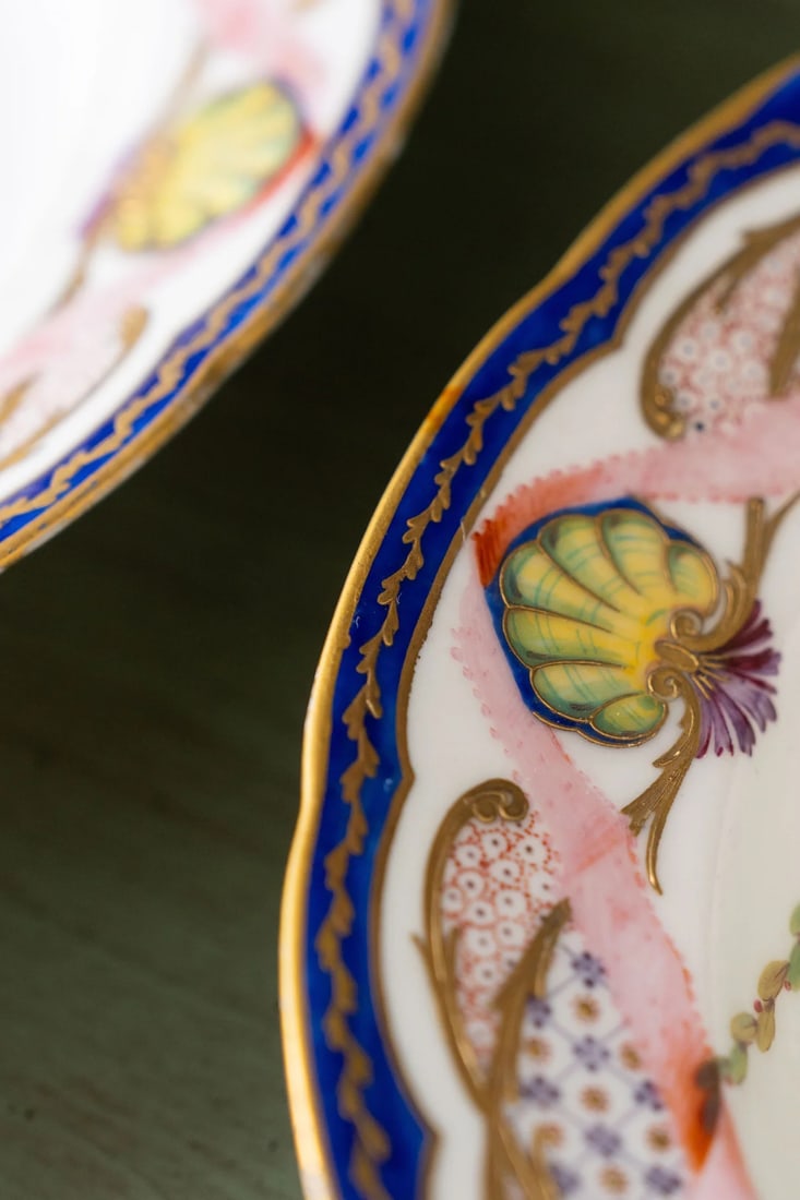Pair of 18th Century French Sèvres Hand Painted Bowls - 10