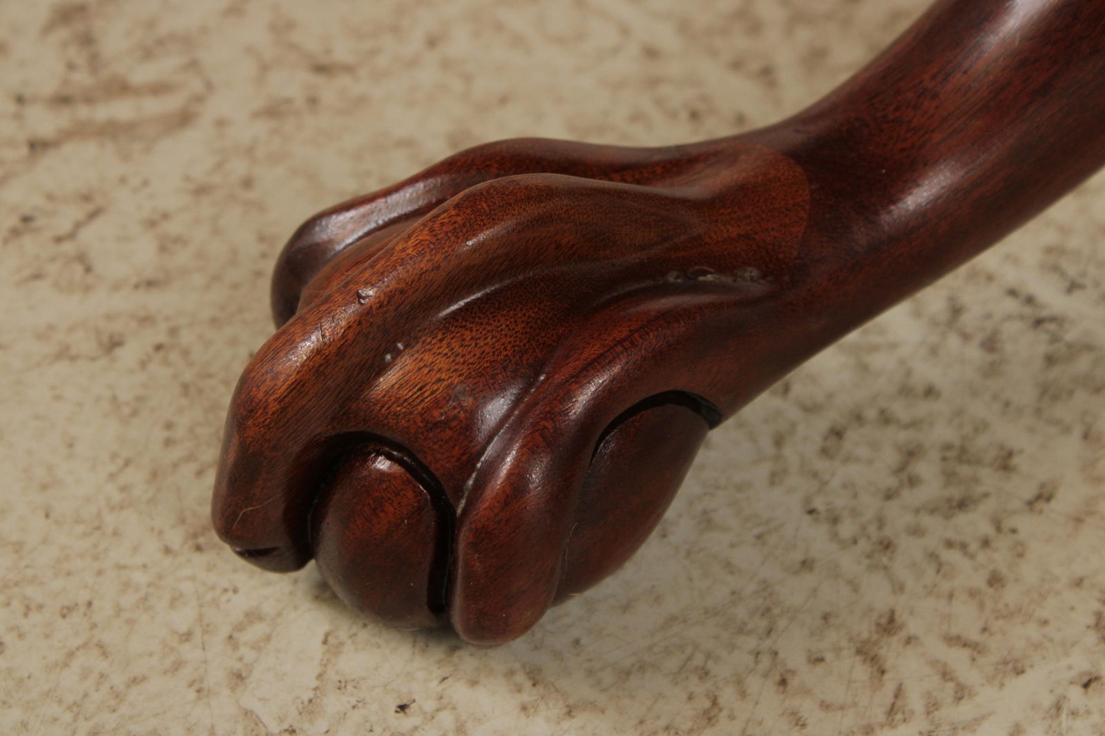 Ethan Allen Banded Mahogany Clawfoot Dining Room Table - 9