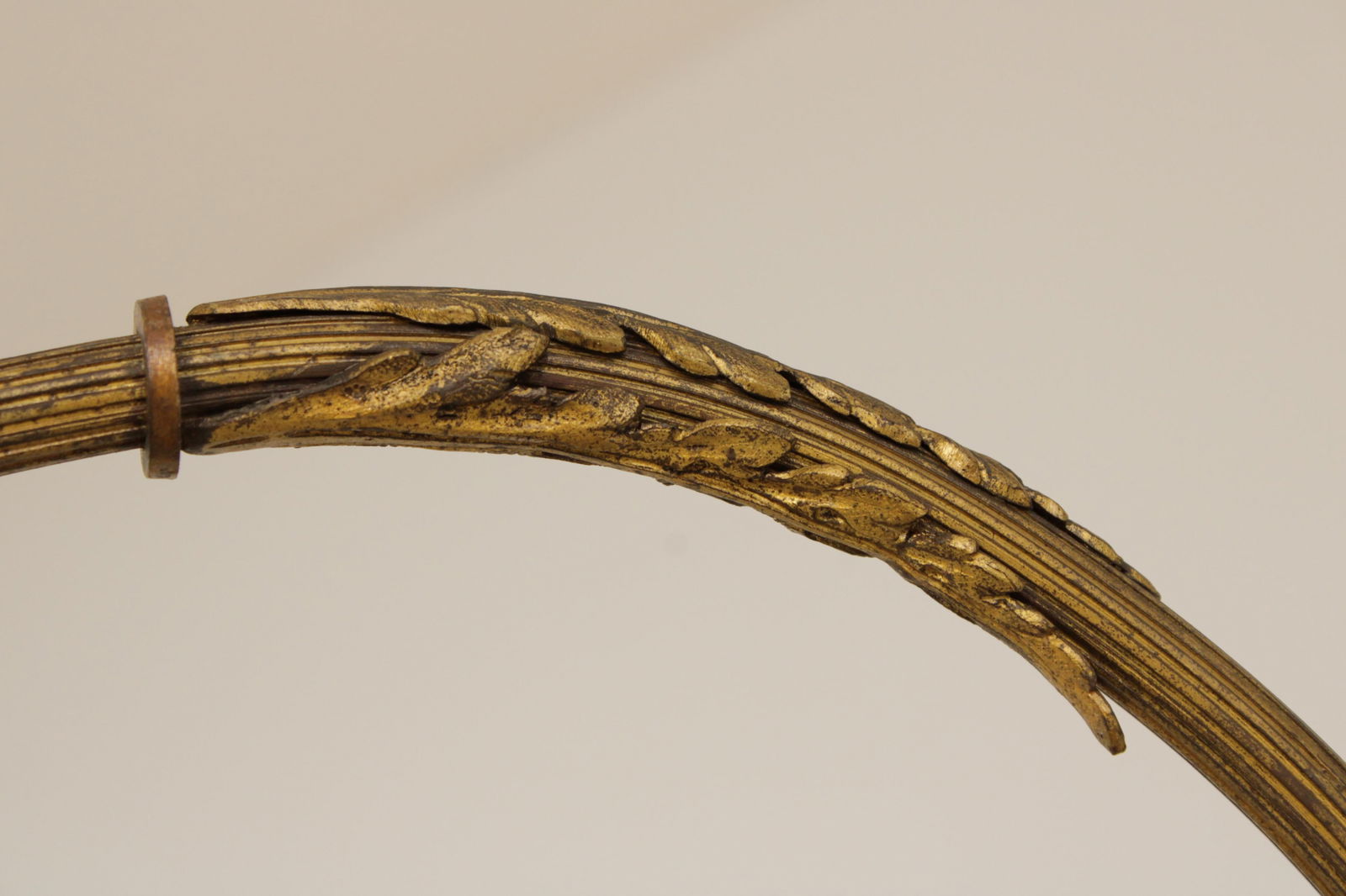 Vintage Bronze Art Nouveau Floor Lamp - 5