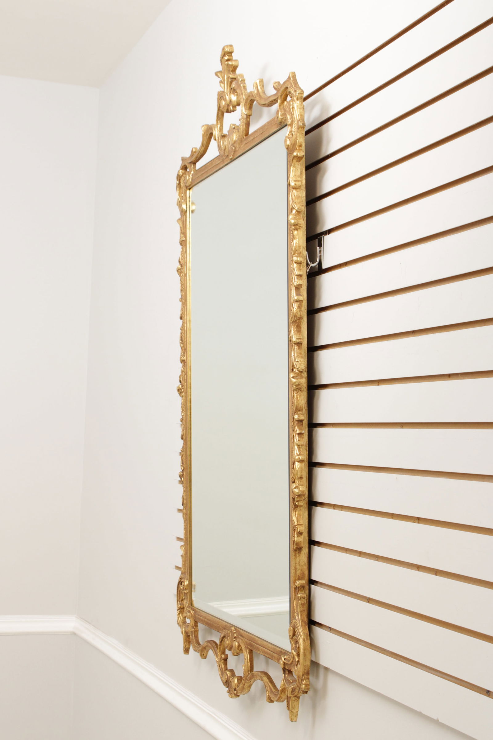 Friedman Brothers Ornate Gold Finish Frame Mirror - 2