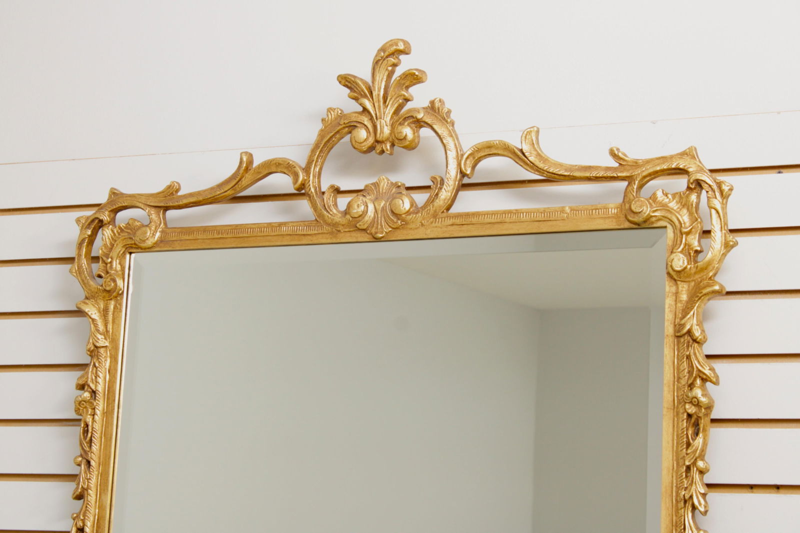 Friedman Brothers Ornate Gold Finish Frame Mirror - 3