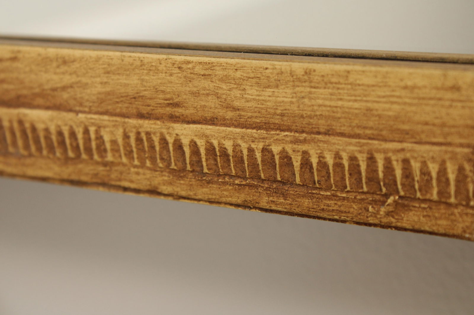 Friedman Brothers Ornate Gold Finish Frame Mirror - 5