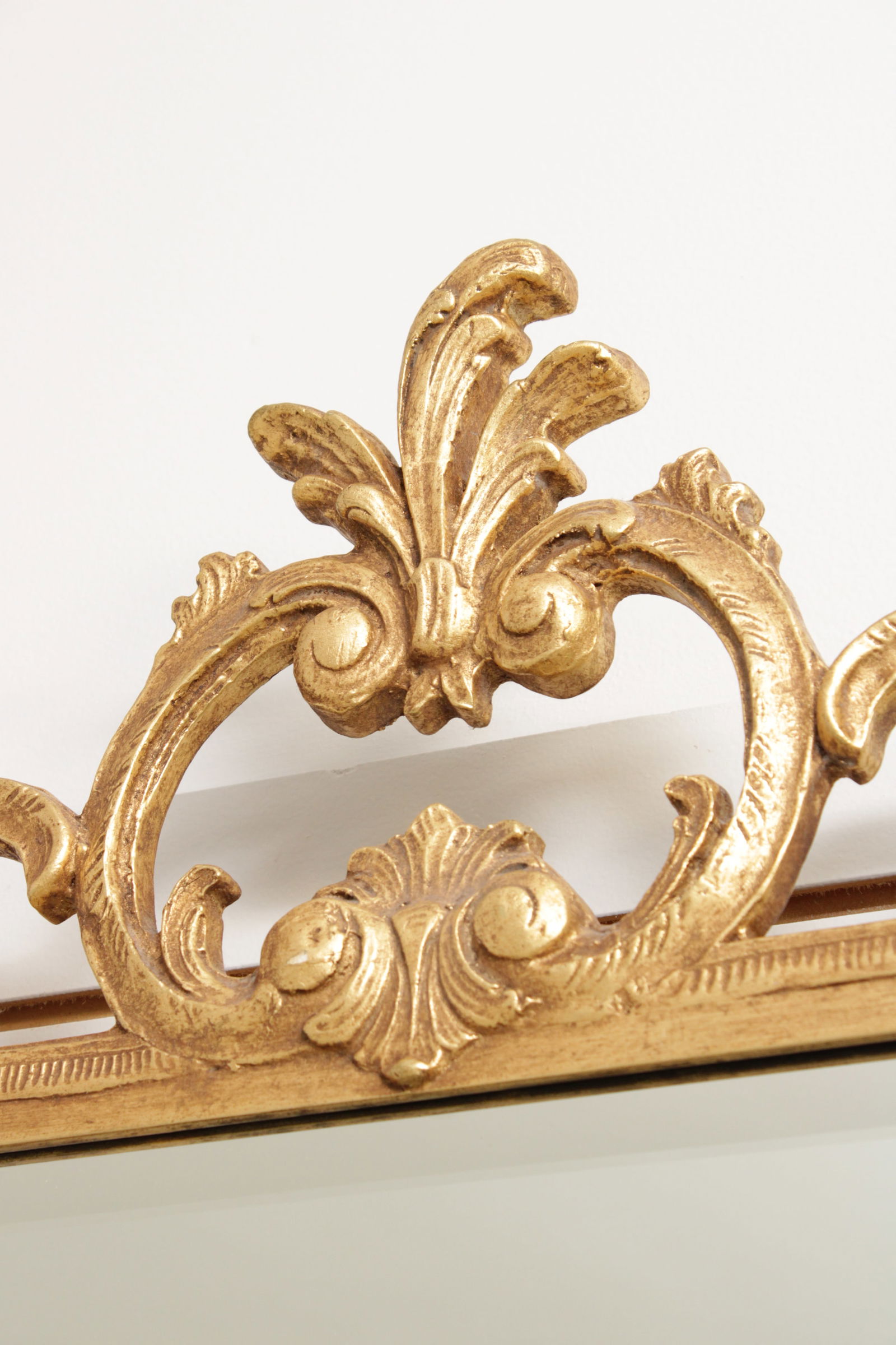 Friedman Brothers Ornate Gold Finish Frame Mirror - 6