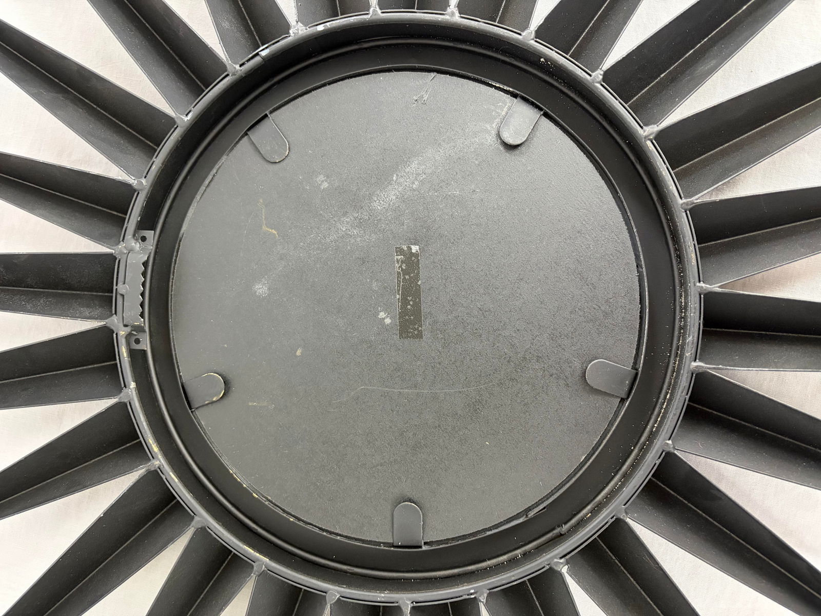 Mid 20th Century Modern Metal Starburst Wall Mirror - 9