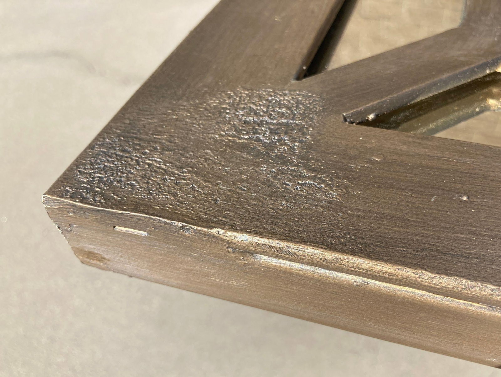 Large Forged Bronze Iron Arched Mirror 6ft 8 Spanish Moorish Colonial Style - 8