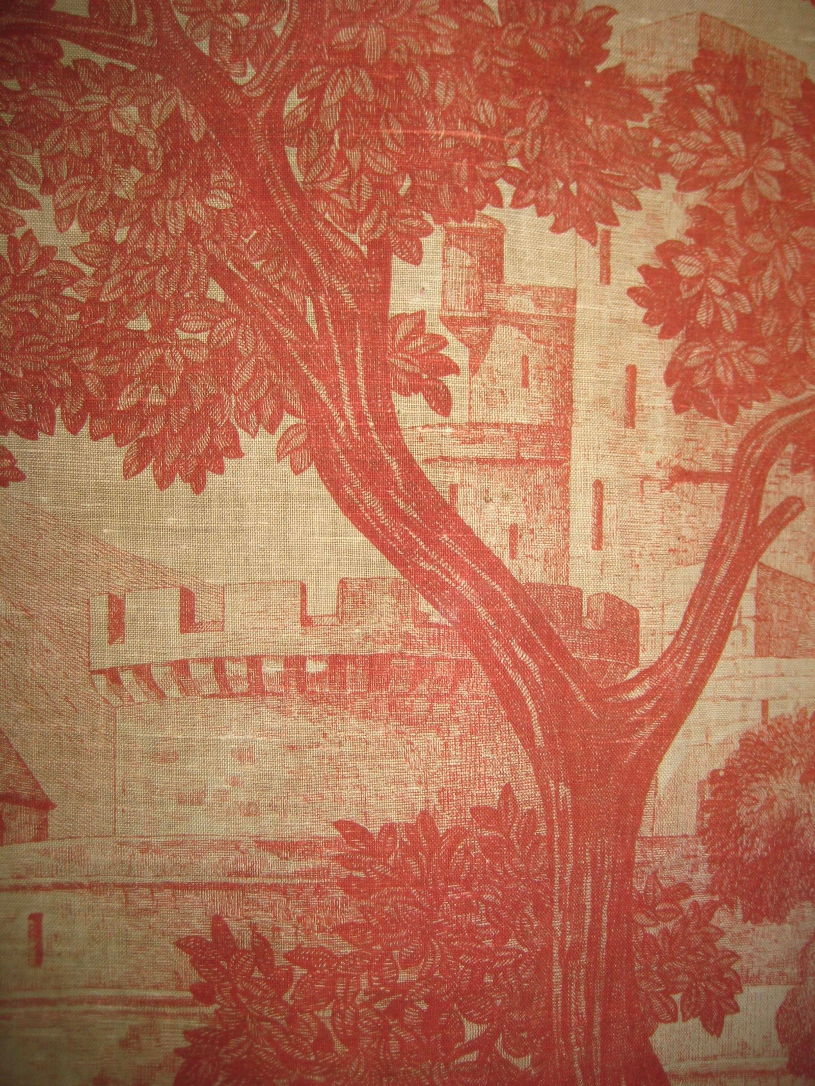French Toile Wall Hanging Tapestry Harbor Scene 18 Century - 13