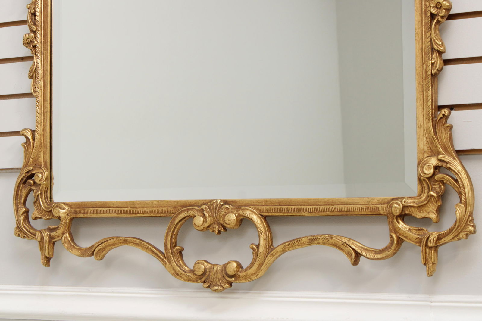 Friedman Brothers Gold Finish Ornate Mirror - 4