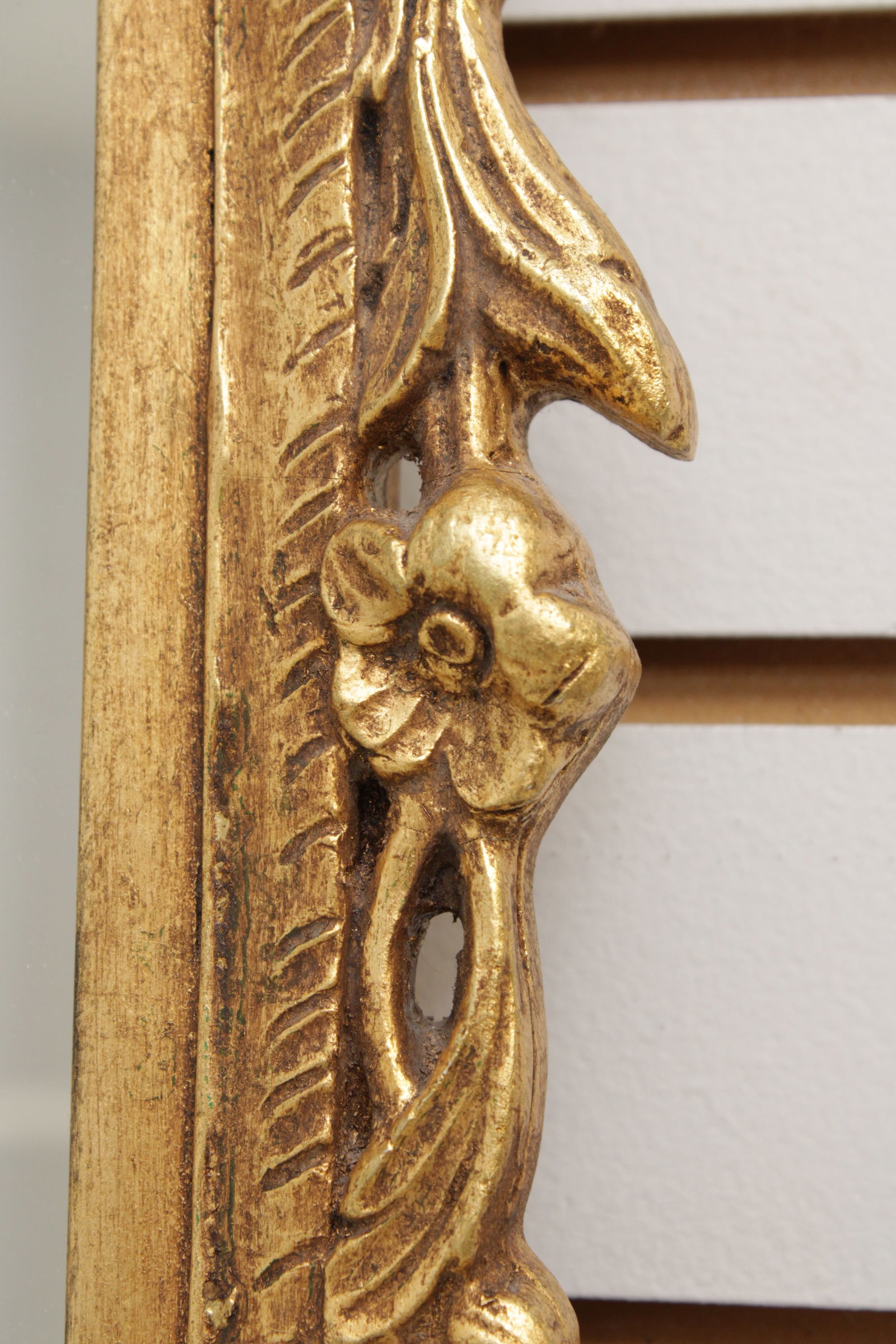 Friedman Brothers Gold Finish Ornate Mirror - 6