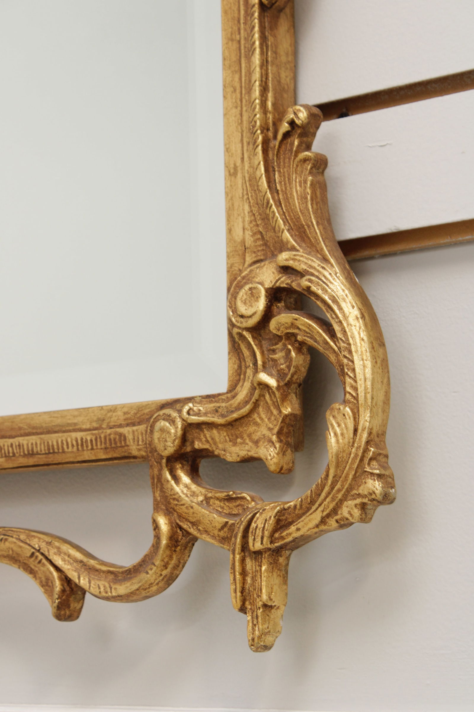 Friedman Brothers Gold Finish Ornate Mirror - 9