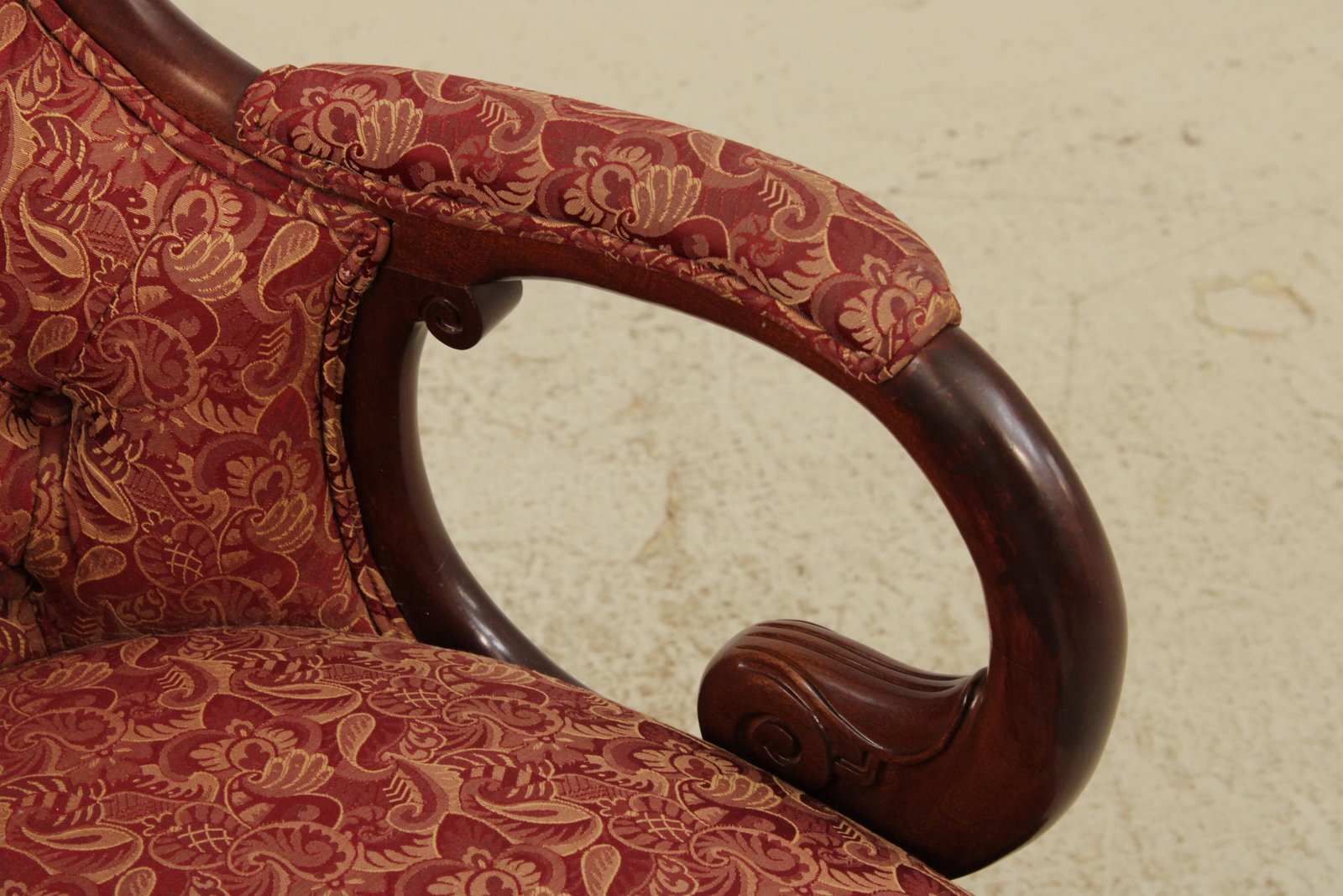 Hancock & Moore Regency Mahogany Upholstered Chair - 10