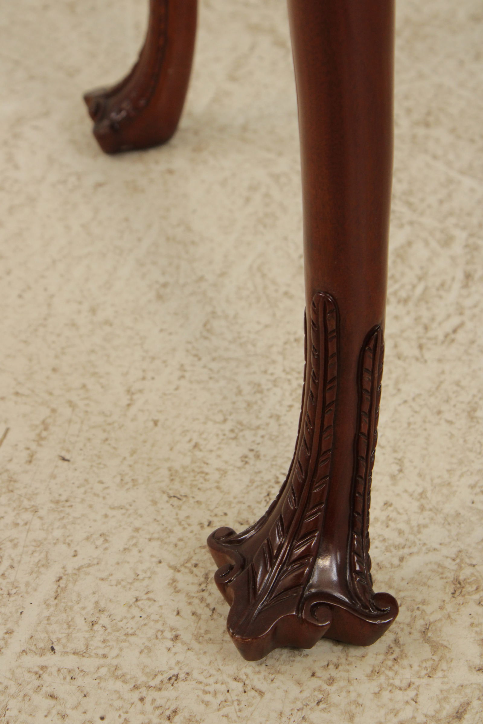 Kindel Irish Georgian Carved Mahogany Tea Table - 11