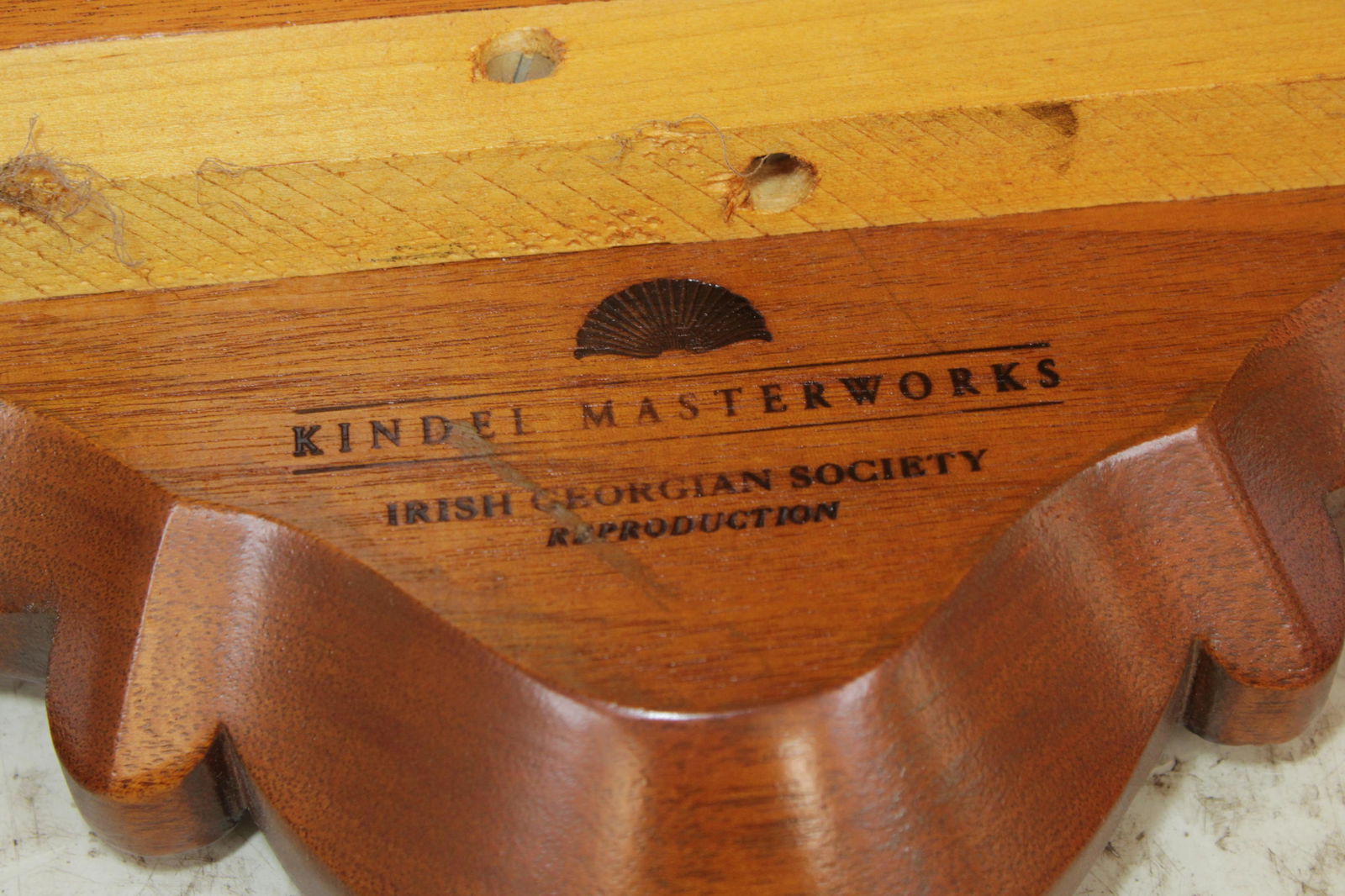 Kindel Irish Georgian Carved Mahogany Tea Table - 13