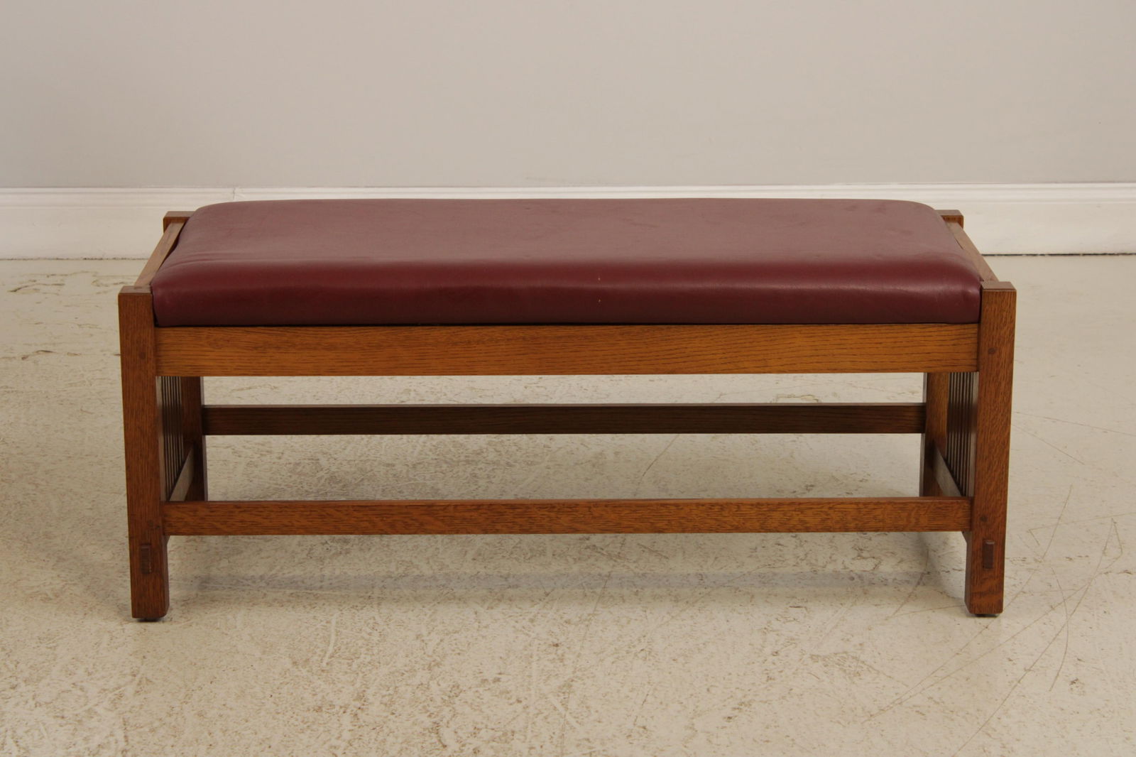 Stickley Mission Oak Arts & Crafts Long Bench - 2