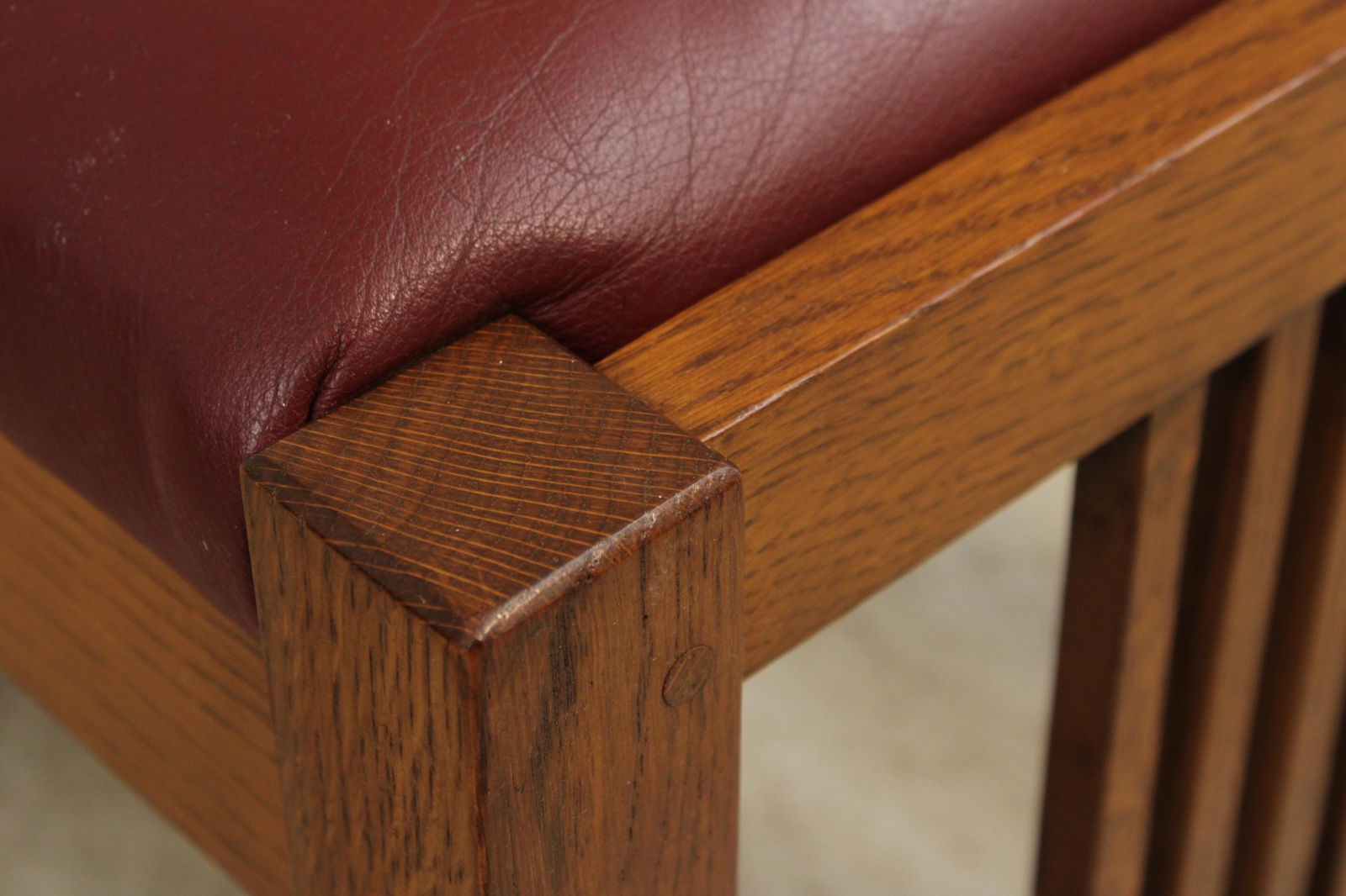 Stickley Mission Oak Arts & Crafts Long Bench - 8