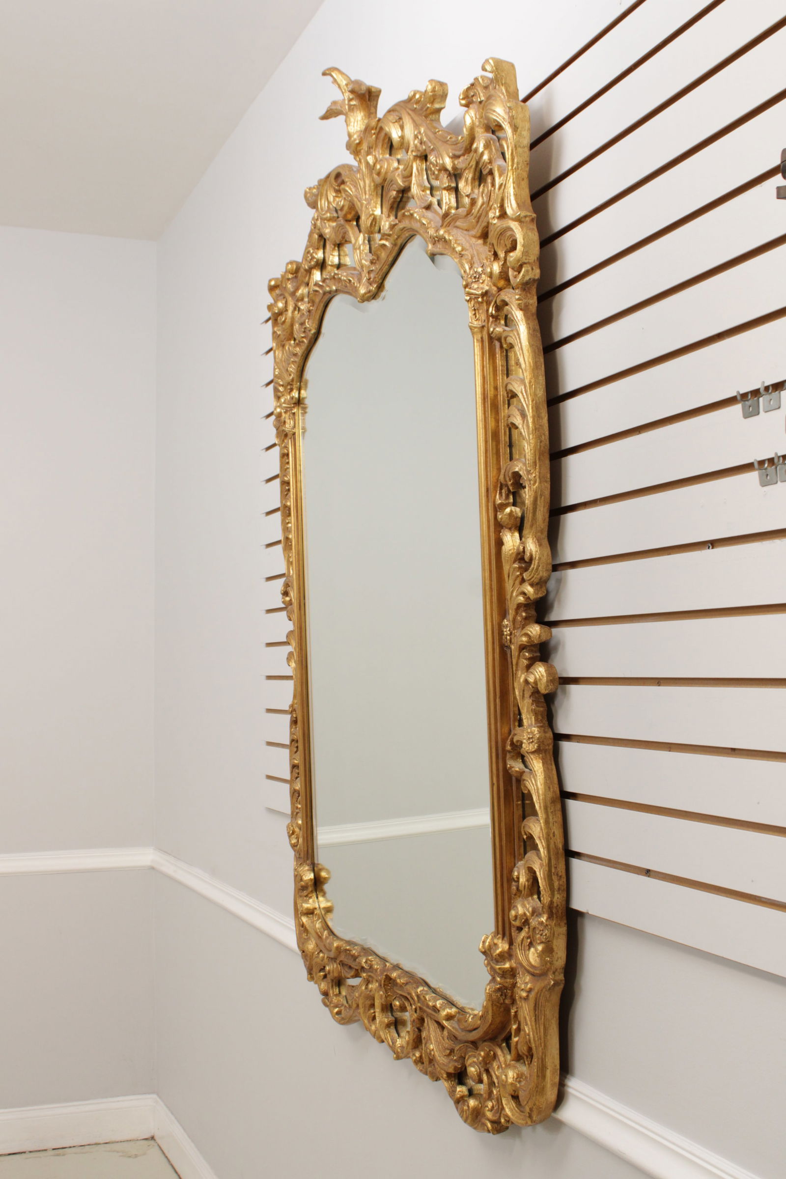 Friedman Brothers 6688 Large Ornate Gold Frame Mirror - 2