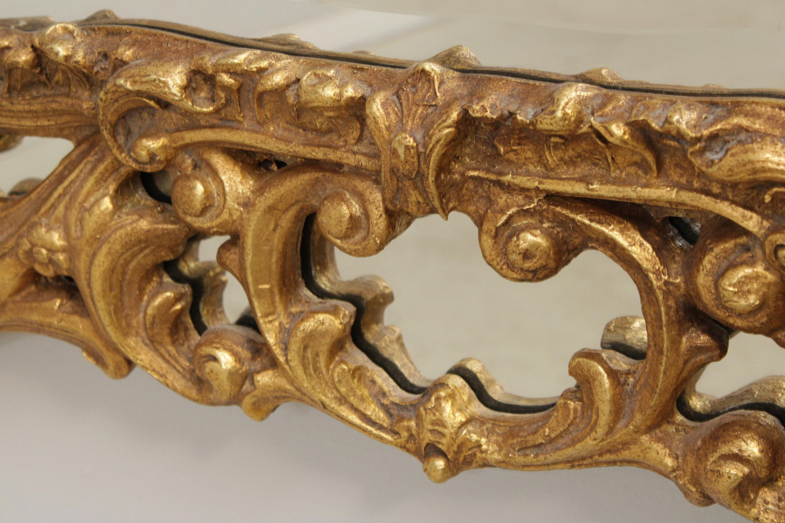 Friedman Brothers 6688 Large Ornate Gold Frame Mirror - 9