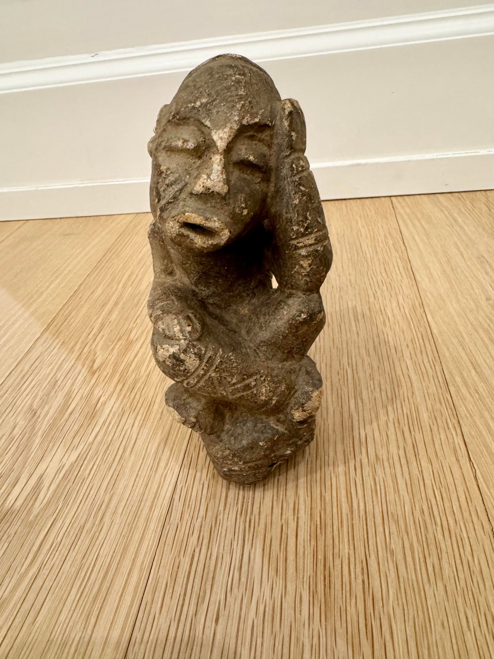 Antique 15th-17th Century Sapi Nomoli Stone Figure - West African Tribal Art - 9