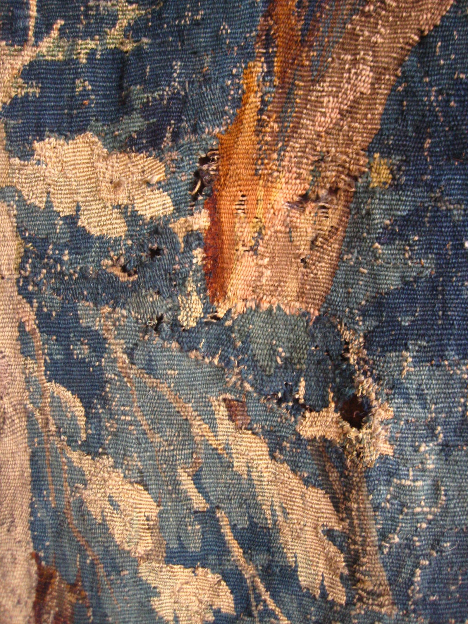 Flemish Tapestry Verdure Scene of a Forest XVIII Century - 13