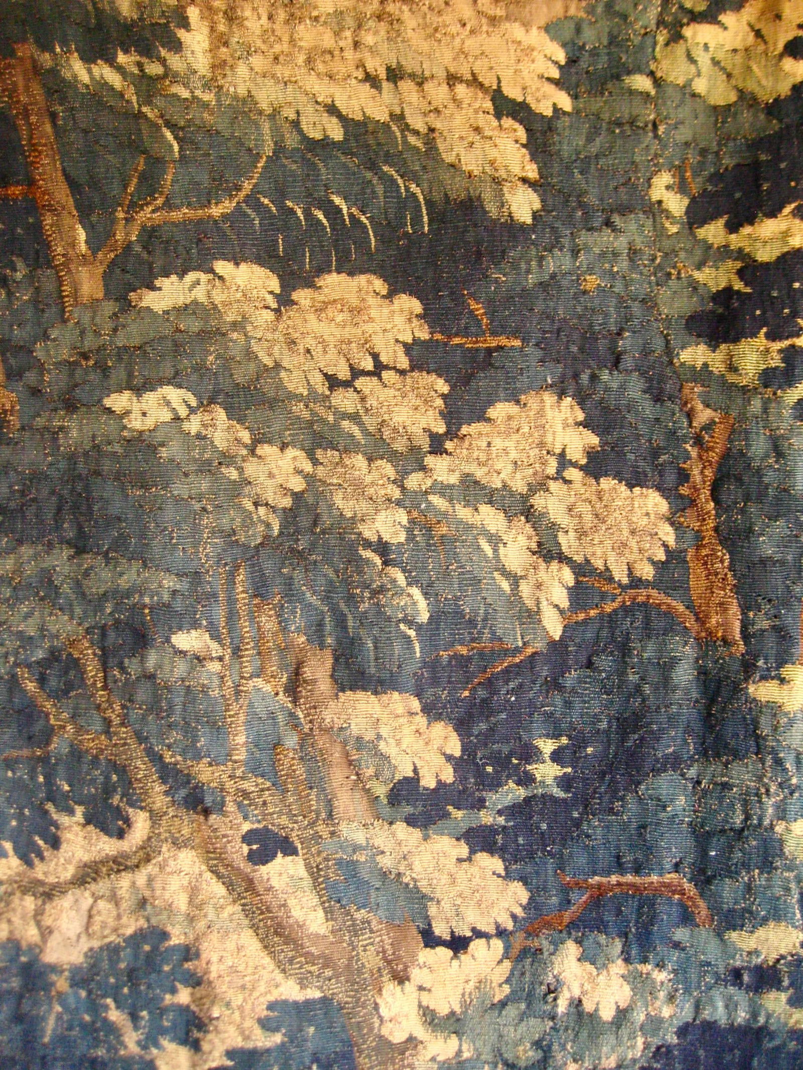 Flemish Tapestry Verdure Scene of a Forest XVIII Century - 5