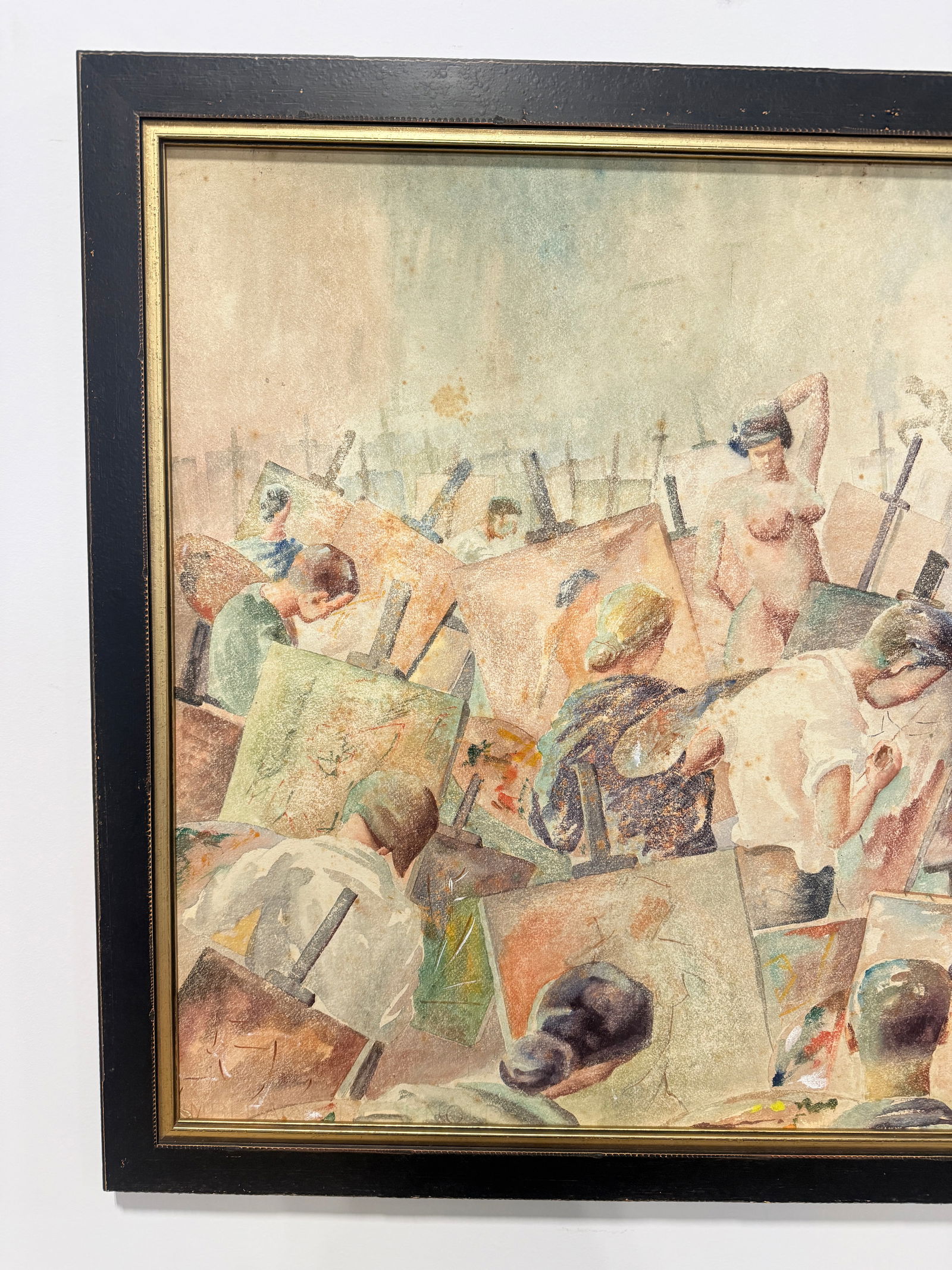 Martin J. Murray (American, 1908–1997) Nude Art Class Scene Study 1954 - 3