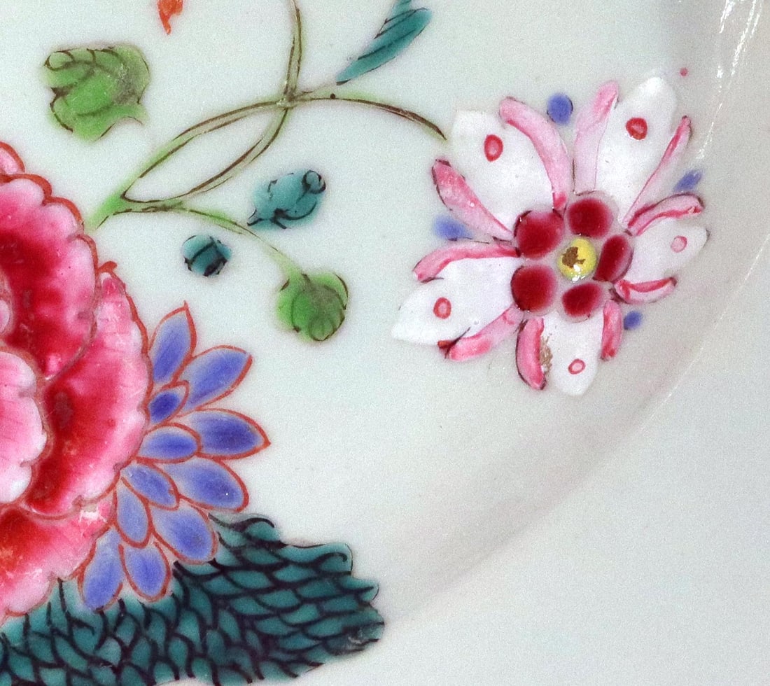 Chinese Export Famille Rose Porcelain Soup Tureen, Cover & Stand - 13