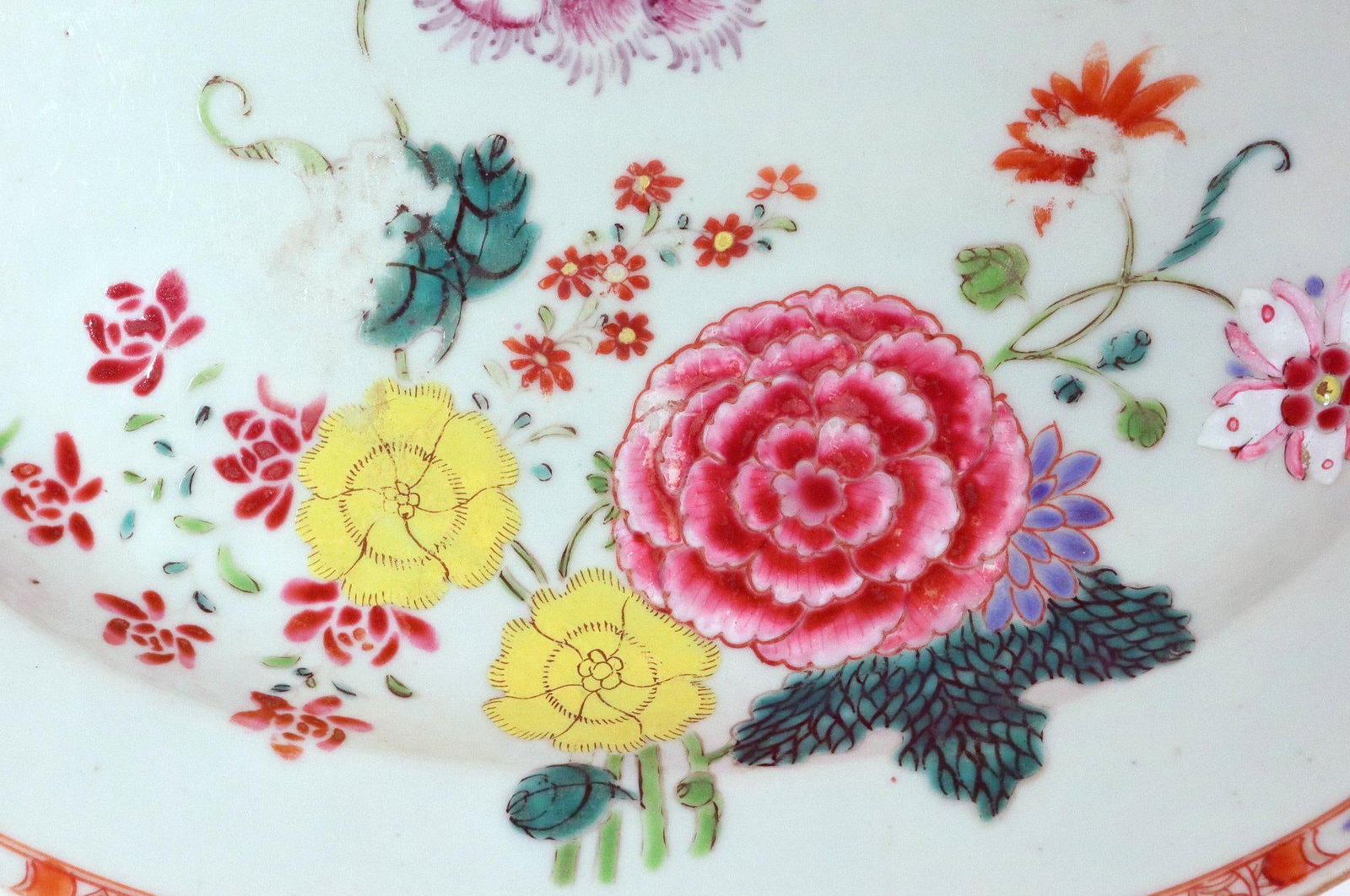 Chinese Export Famille Rose Porcelain Soup Tureen, Cover & Stand - 14