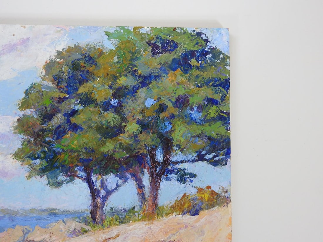 Early 21st Century Plein Air Impressionist Coastal Landscape Painting - 3