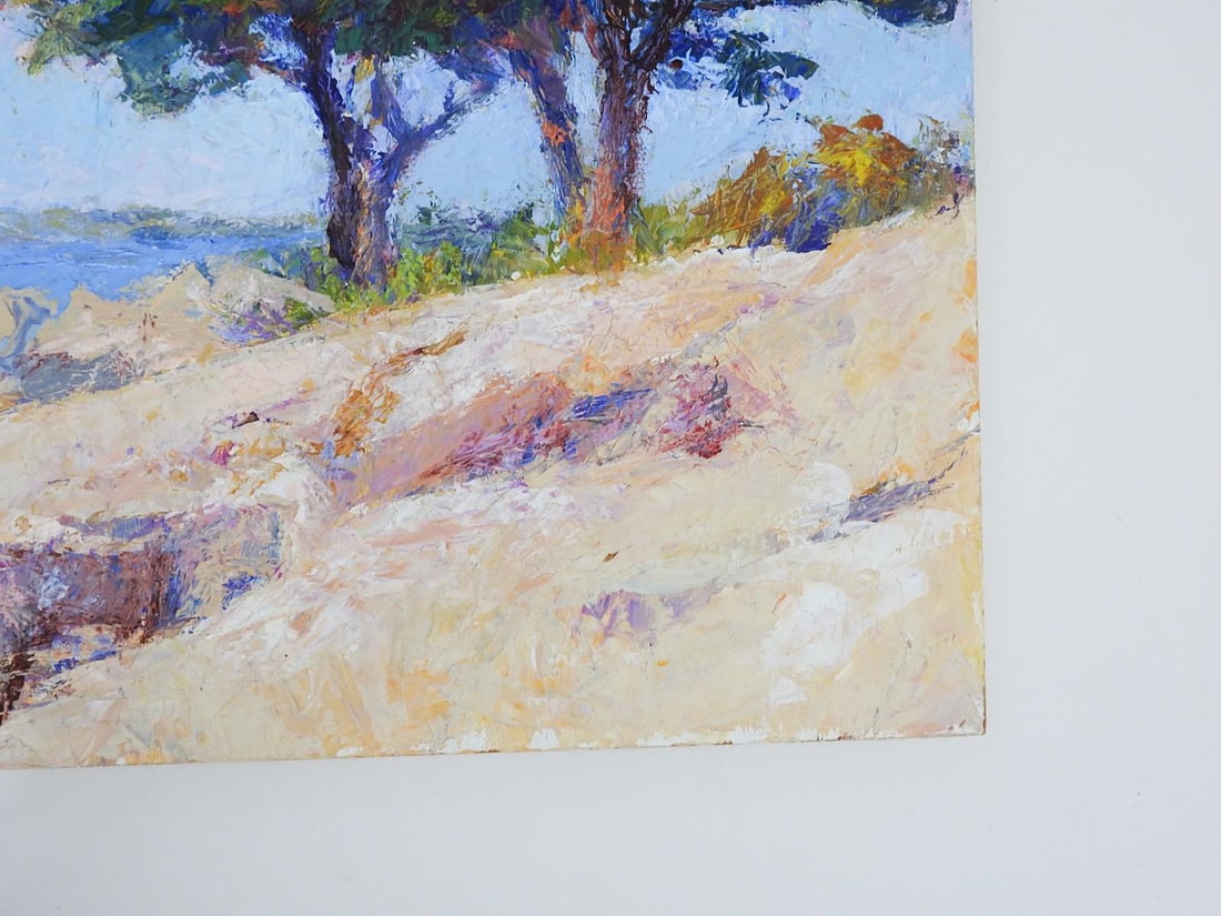 Early 21st Century Plein Air Impressionist Coastal Landscape Painting - 4