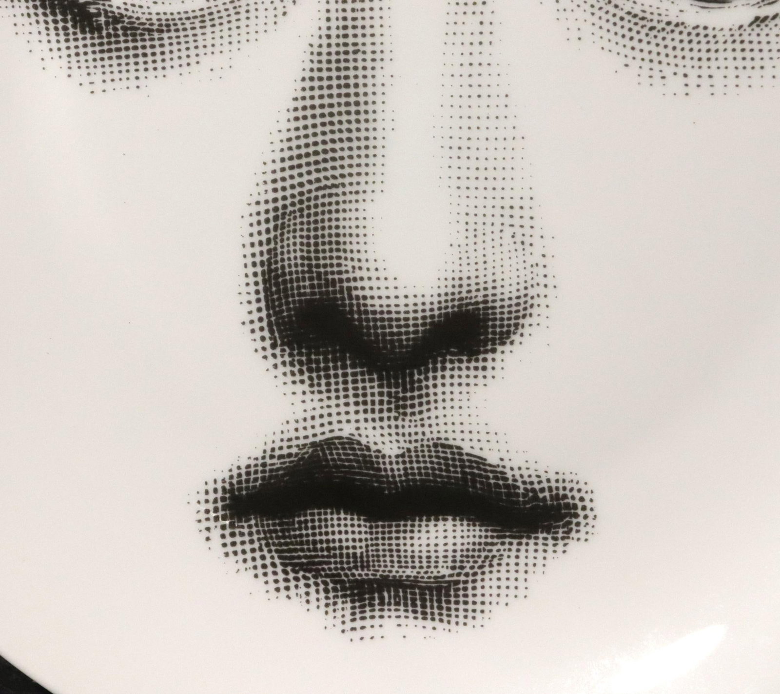 Fornasetti Porcelain Themes & Variation Plate, Pattern Number 6 - 4