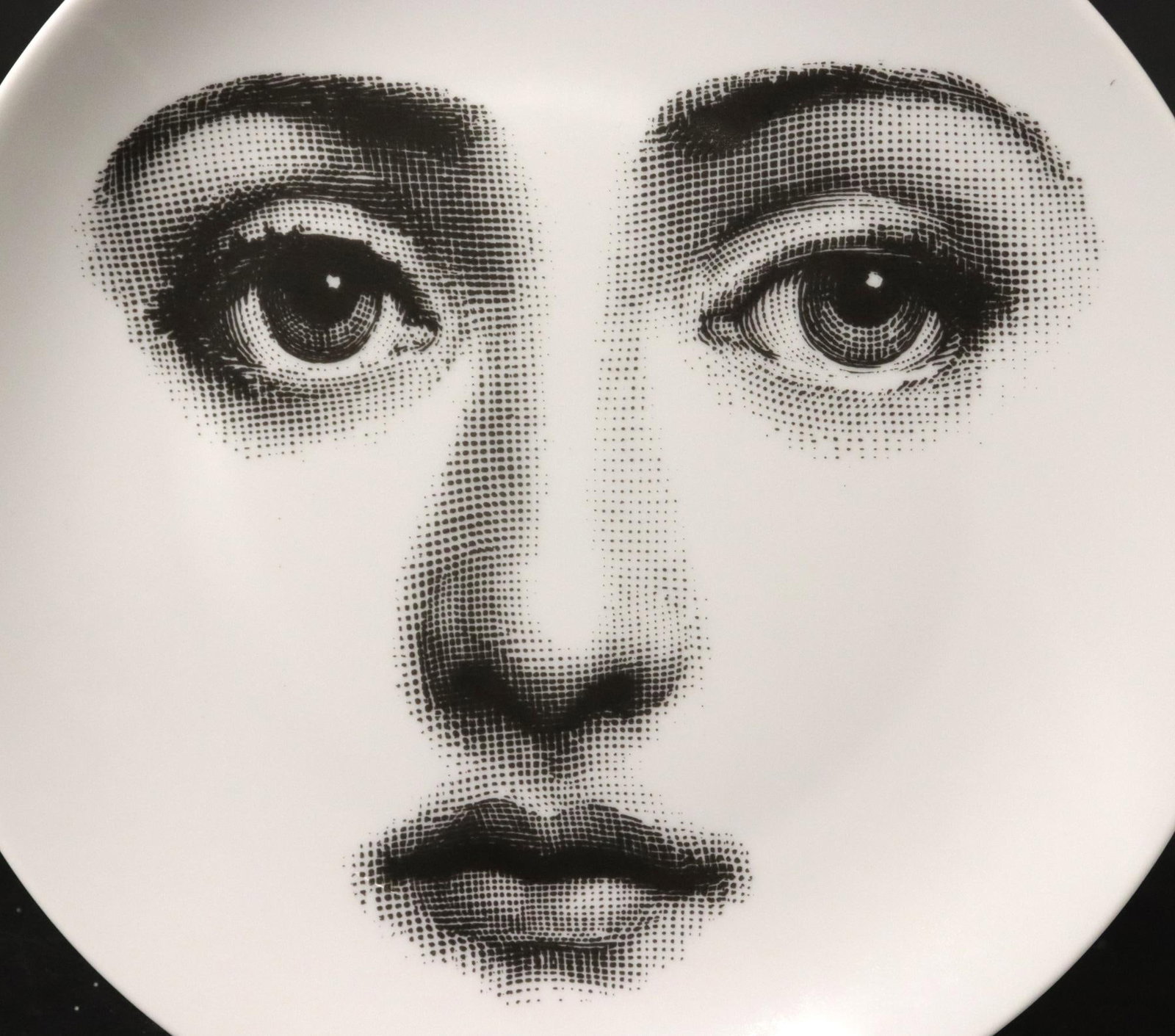 Fornasetti Porcelain Themes & Variation Plate, Pattern Number 6 - 5