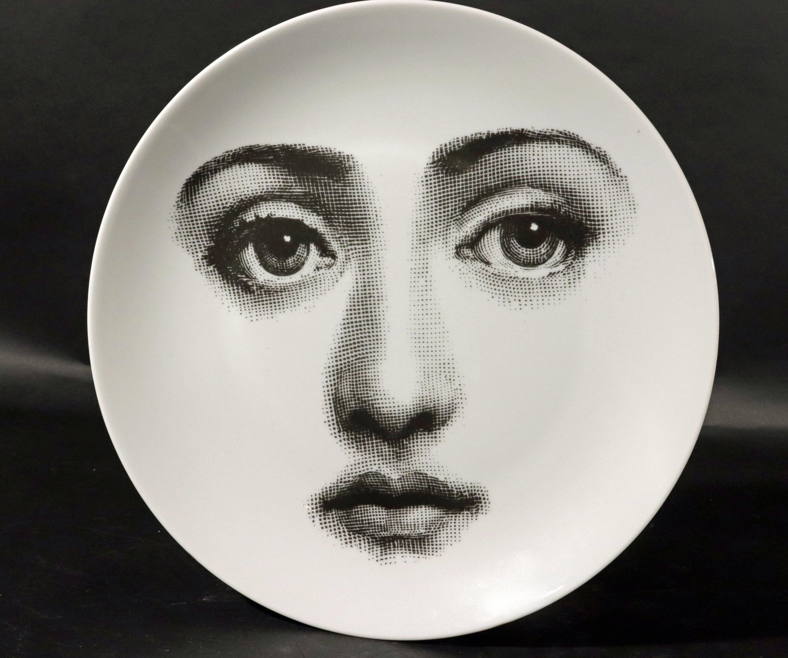 Fornasetti Porcelain Themes & Variation Plate, Pattern Number 6 - 9