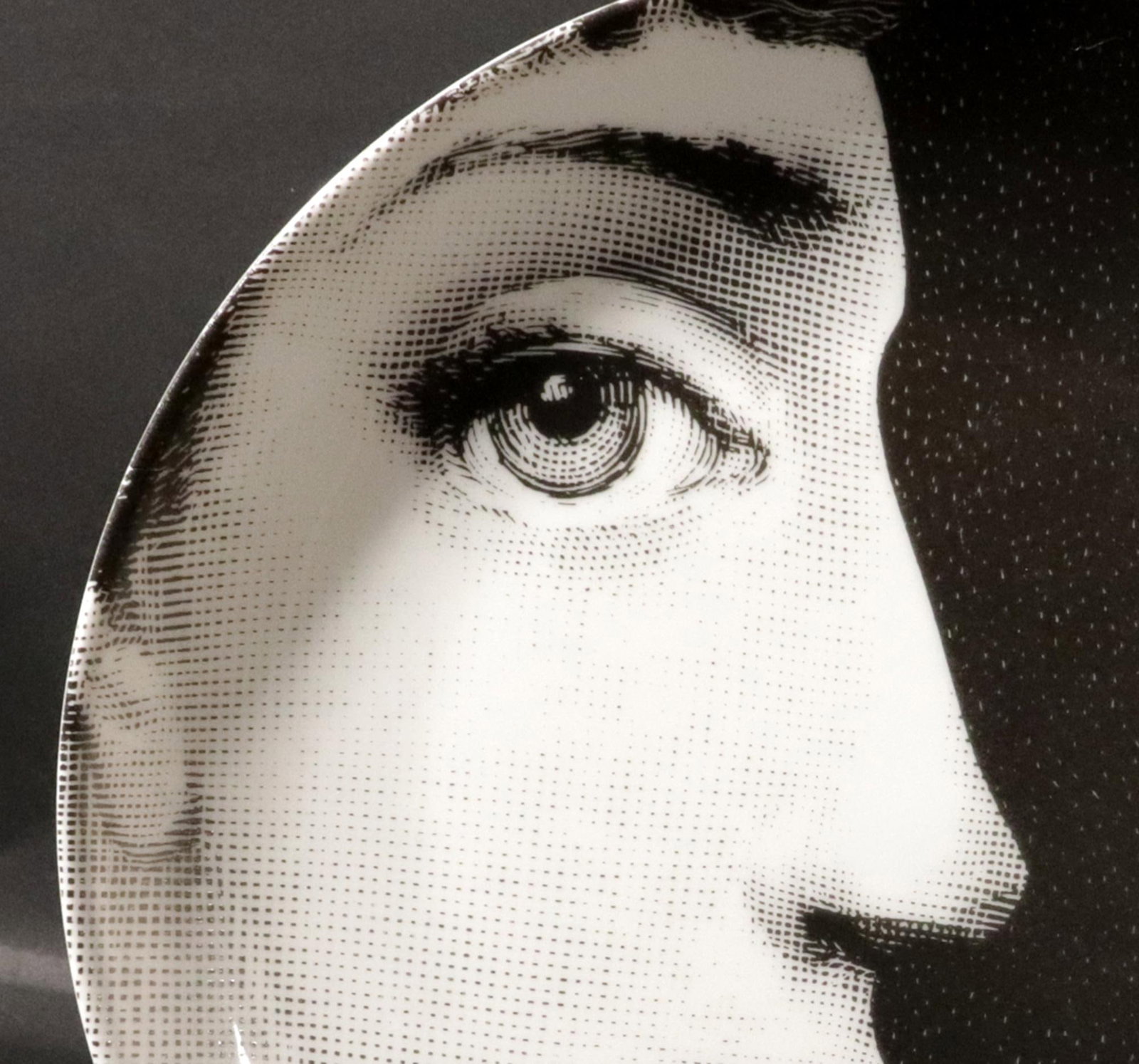 Fornasetti Porcelain Themes & Variation Plate, Number 114 - 8