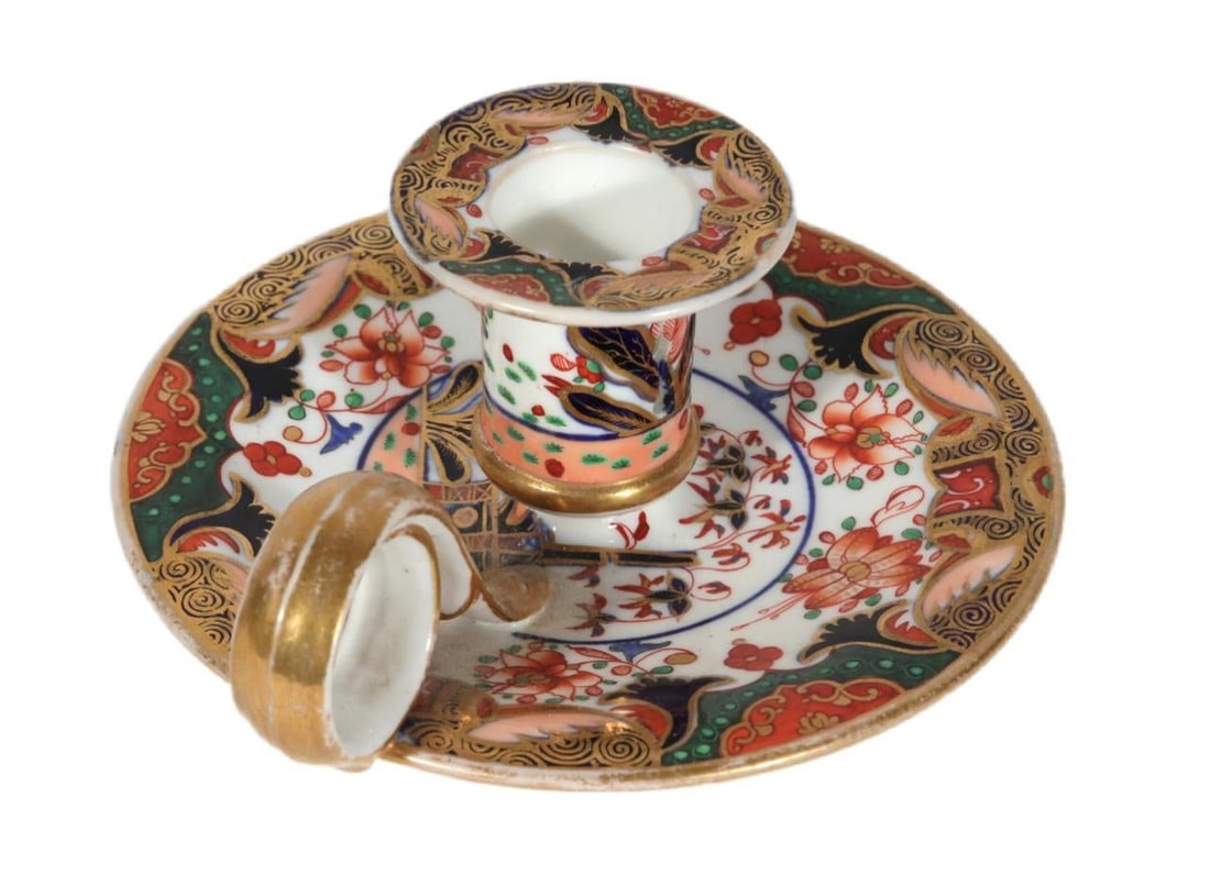 Spode Porcelain Pattern No. 967 Chamberstick - 2