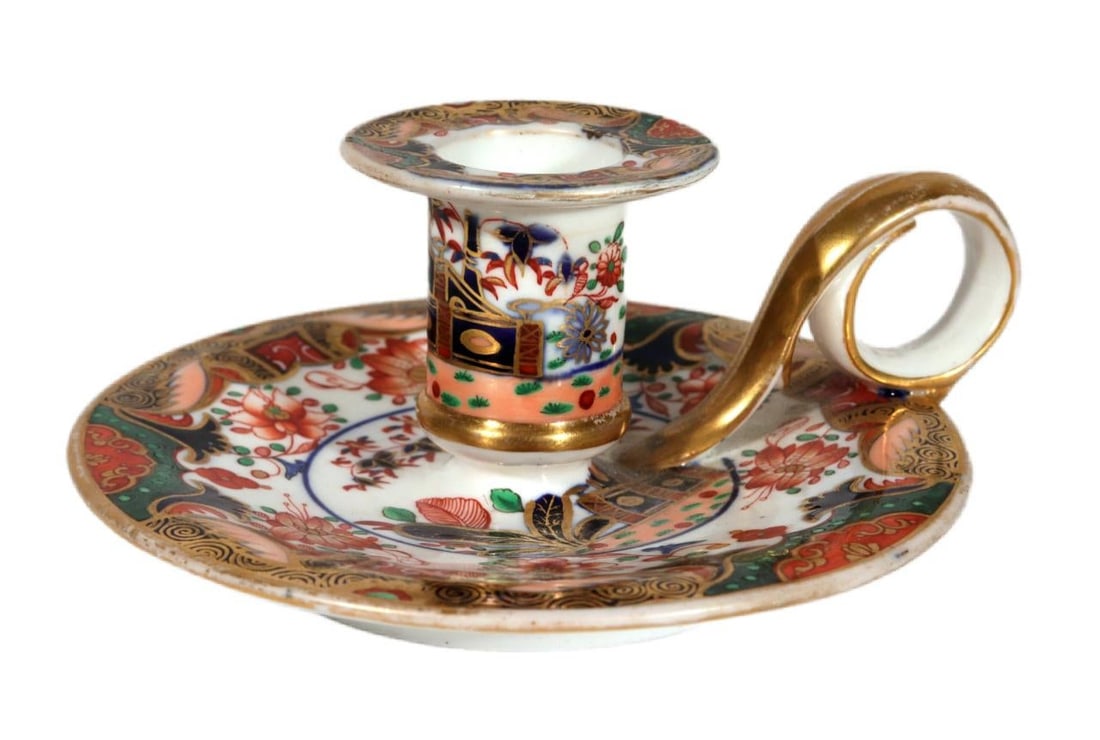Spode Porcelain Pattern No. 967 Chamberstick - 4