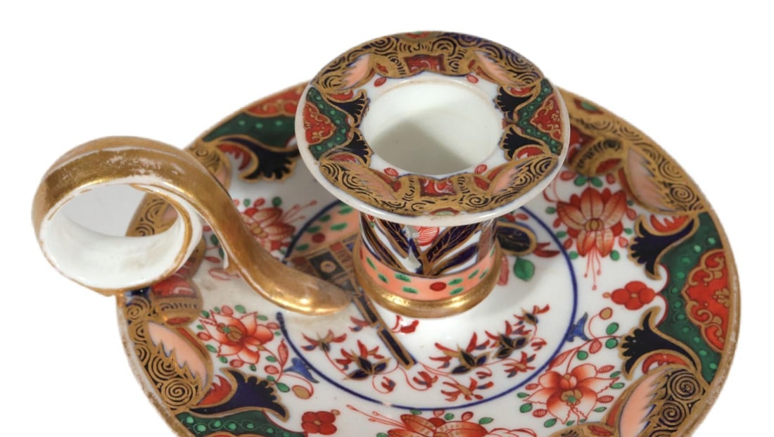 Spode Porcelain Pattern No. 967 Chamberstick - 6