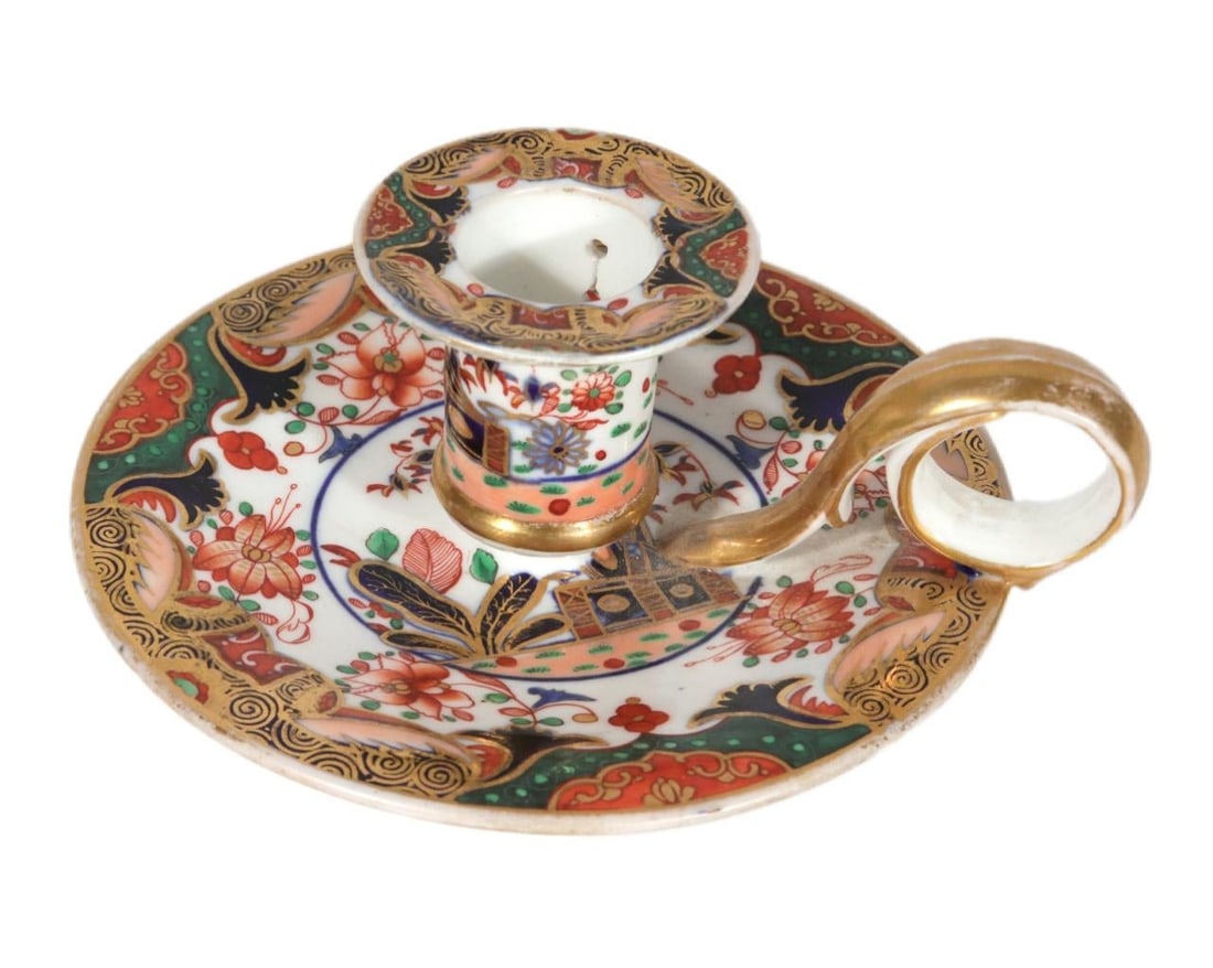 Spode Porcelain Pattern No. 967 Chamberstick - 7