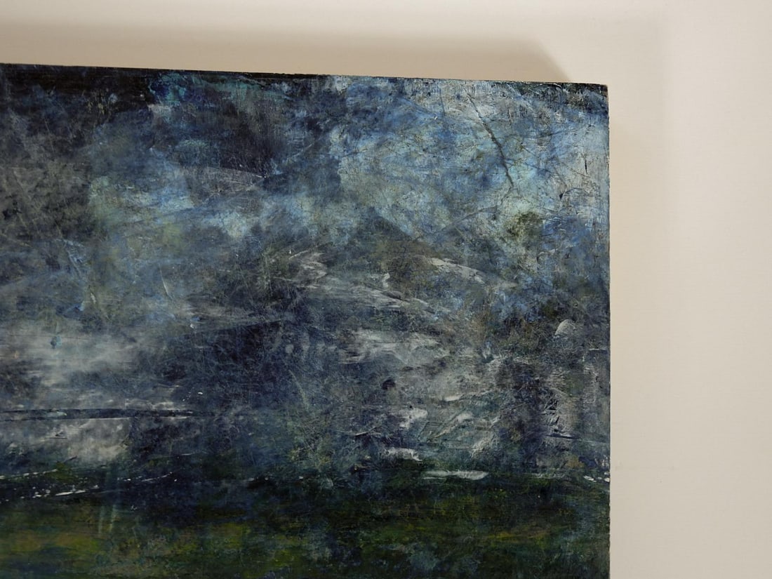 Early 21st Century Plein Air Impressionist Moody Wetlands Landscape Painting - 3