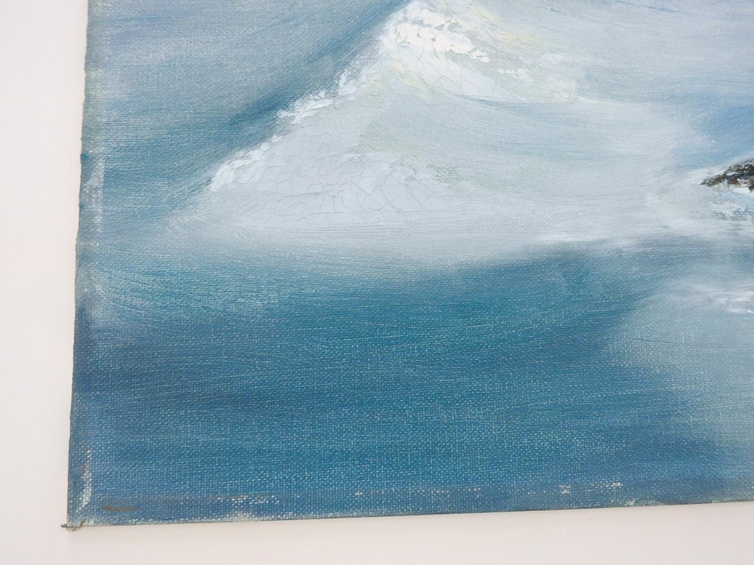 Mid 20th Century Rocky Seascape Painting - 5