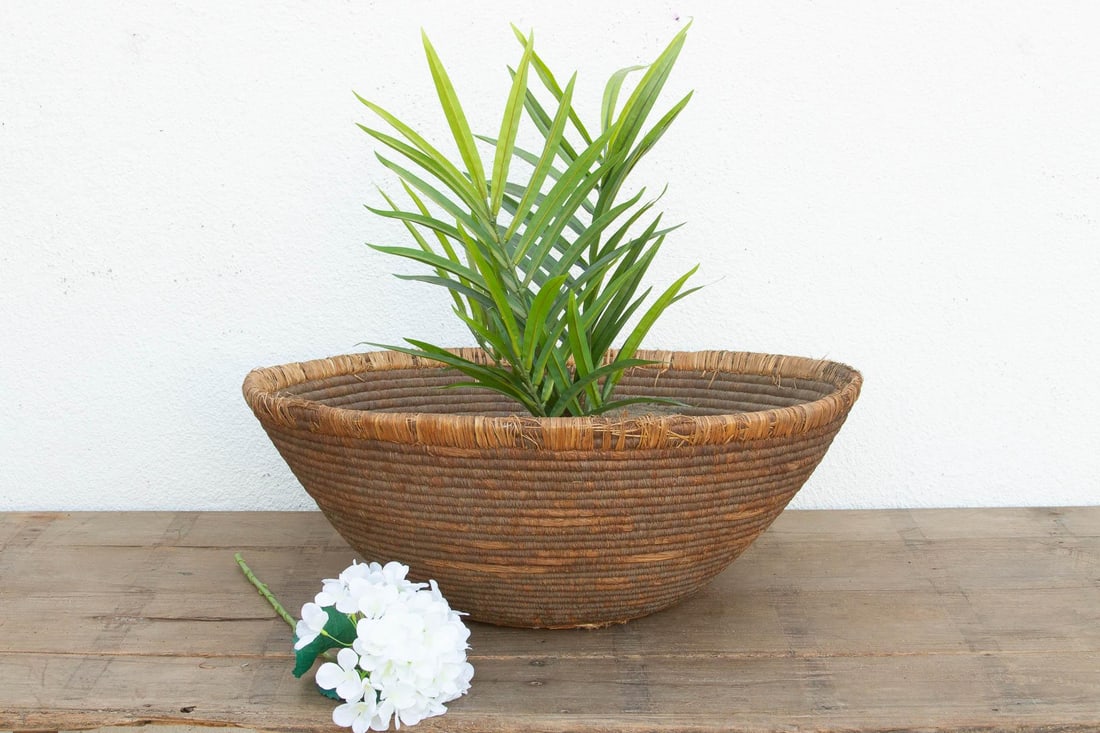 Large Antique Nomadic Harvest Bowl - 10