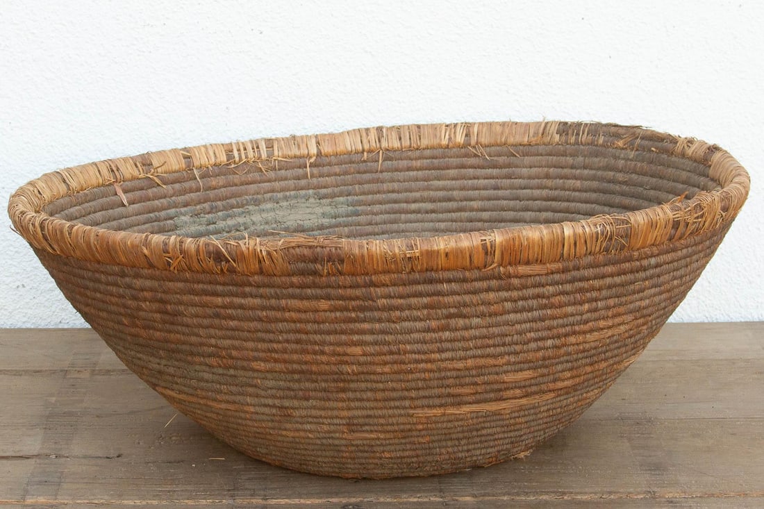 Large Antique Nomadic Harvest Bowl - 3
