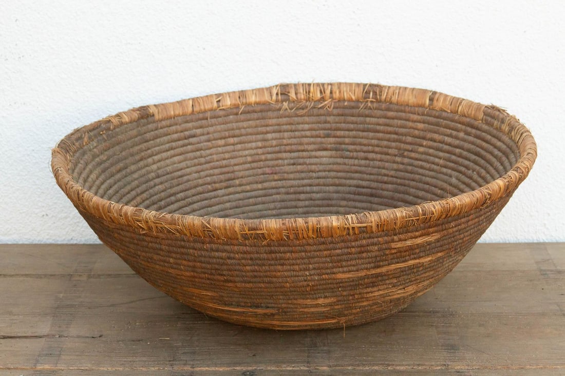 Large Antique Nomadic Harvest Bowl - 6