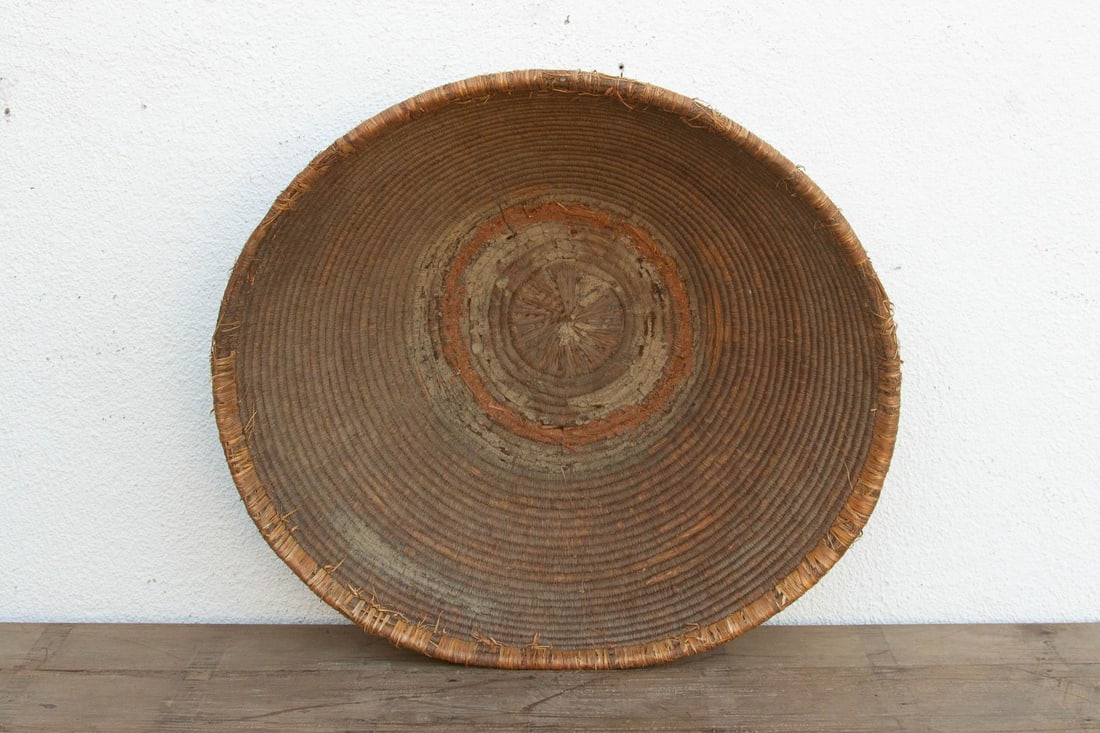 Large Antique Nomadic Harvest Bowl - 7