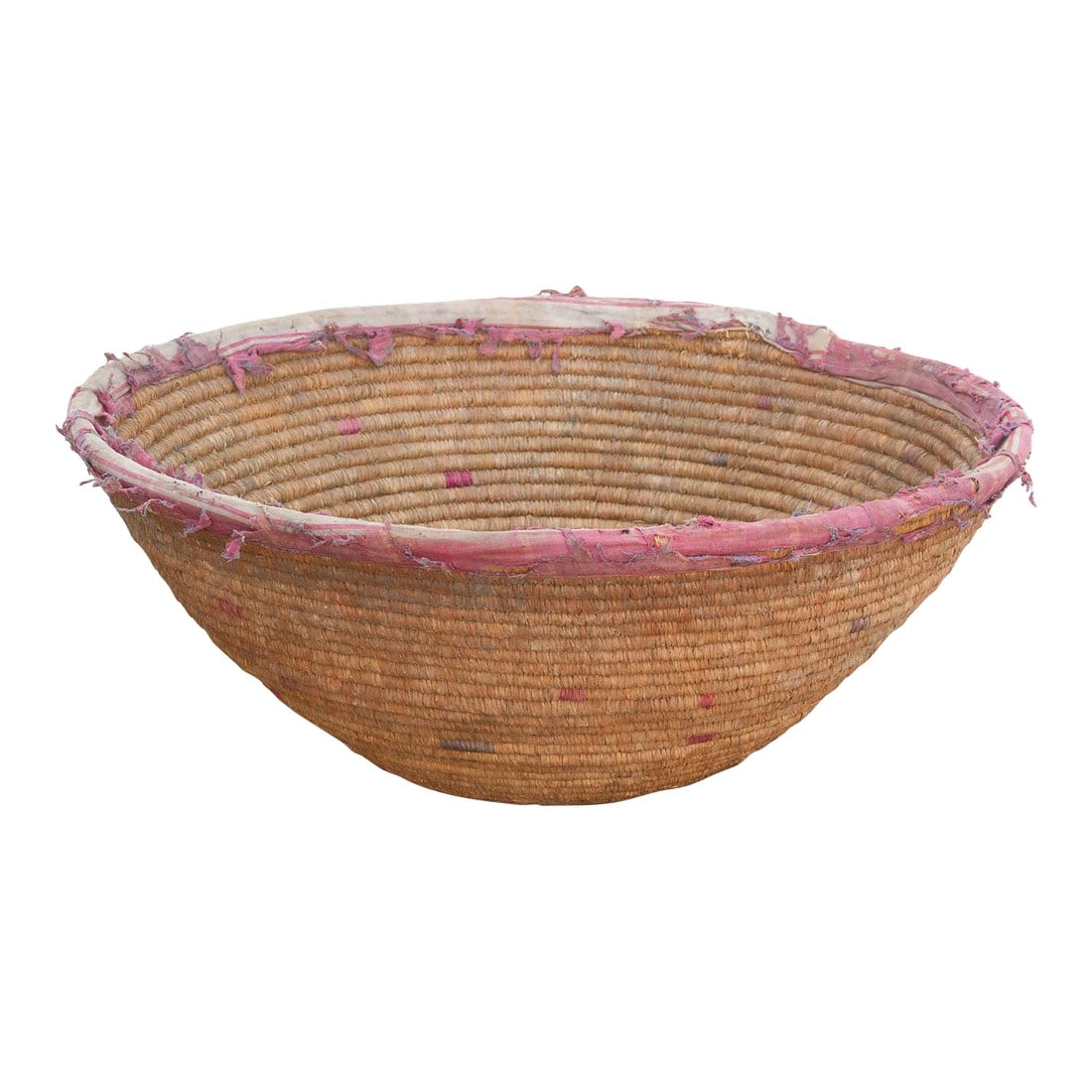 24"Dm Antique Harvest Coiled Basket (1 of 8)