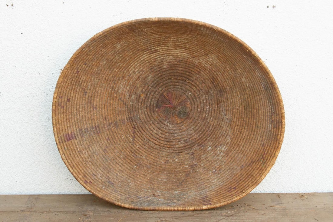 Large Tribal Pattern Nomadic Harvest Bowl - 3
