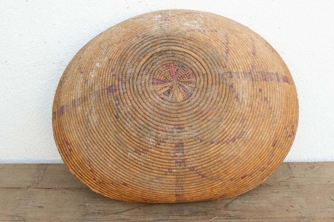 Large Tribal Pattern Nomadic Harvest Bowl - 6