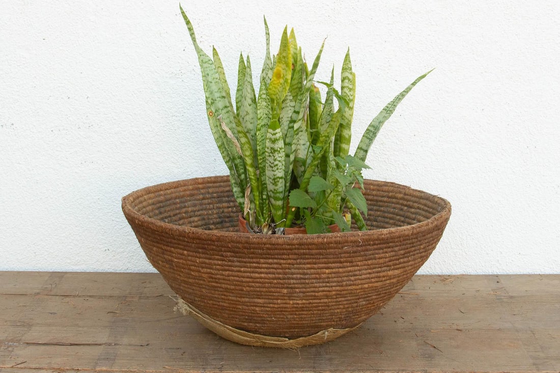 Large 25" Dm Nomadic Basket With Center Patch - 8